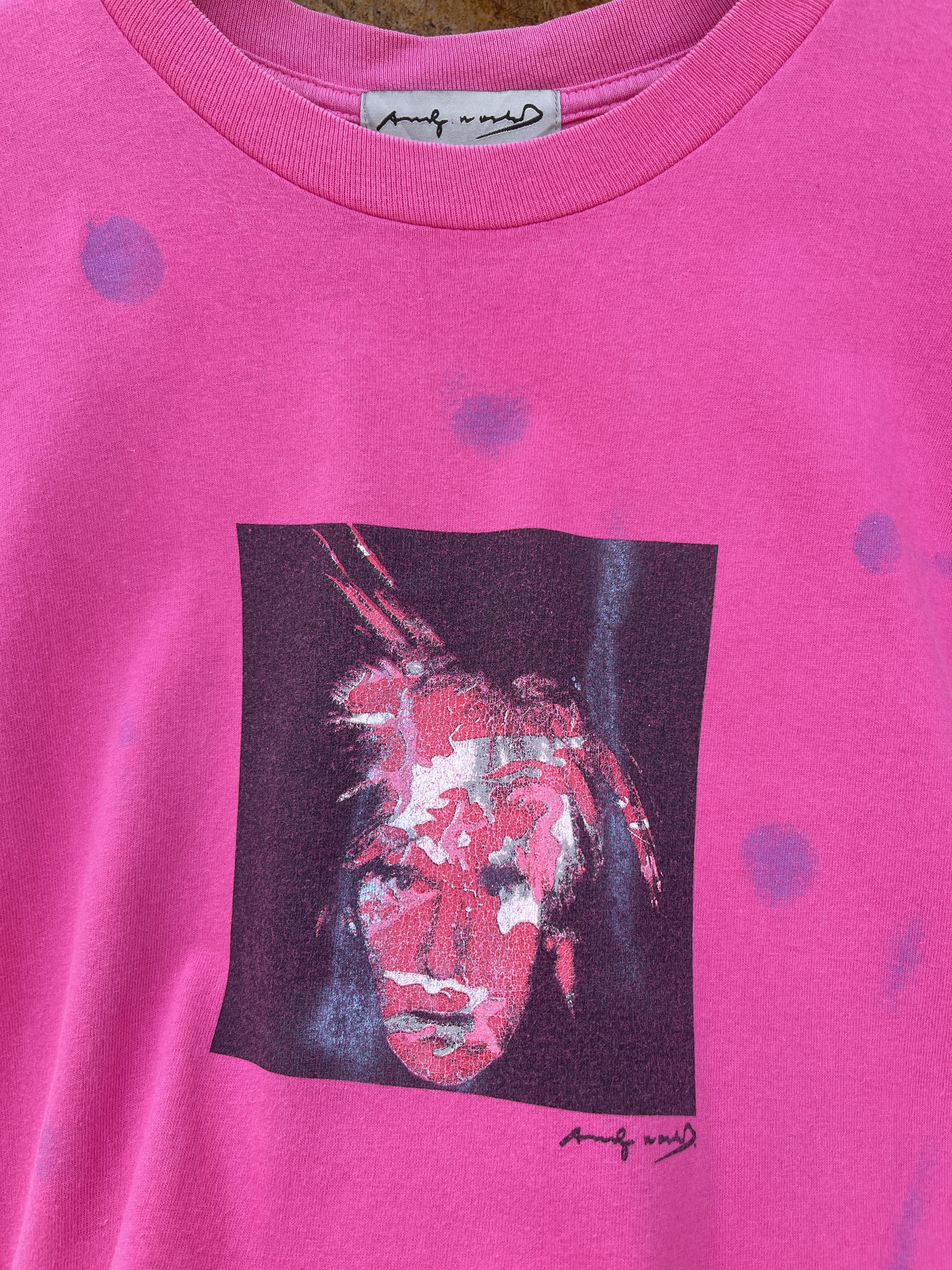 Andy Warhol Last Drop🔥Vtg Andy Warhol Self Potrait Single Stitch T-Shirt Size US M / EU 48-50 / 2 - 5 Thumbnail