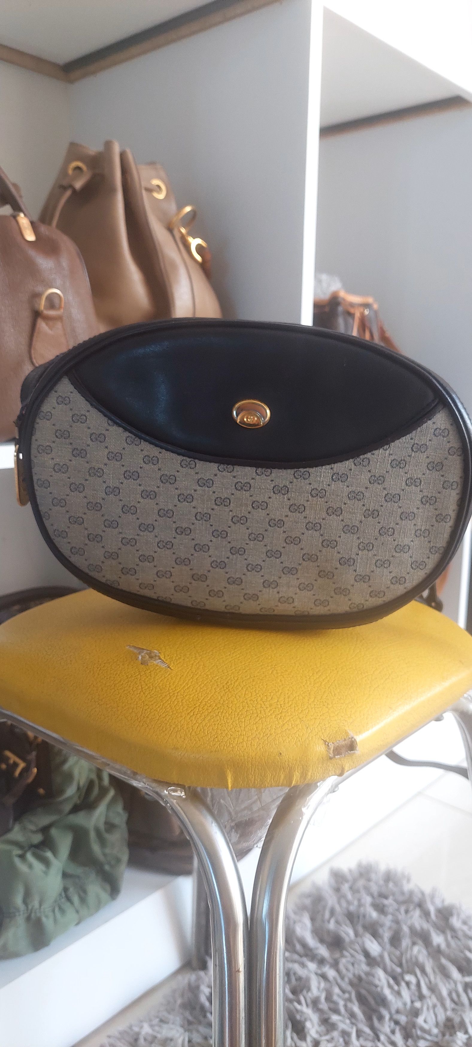 Gucci Gucco Vintage Leather PVC CrossBody Size ONE SIZE - 1 Thumbnail