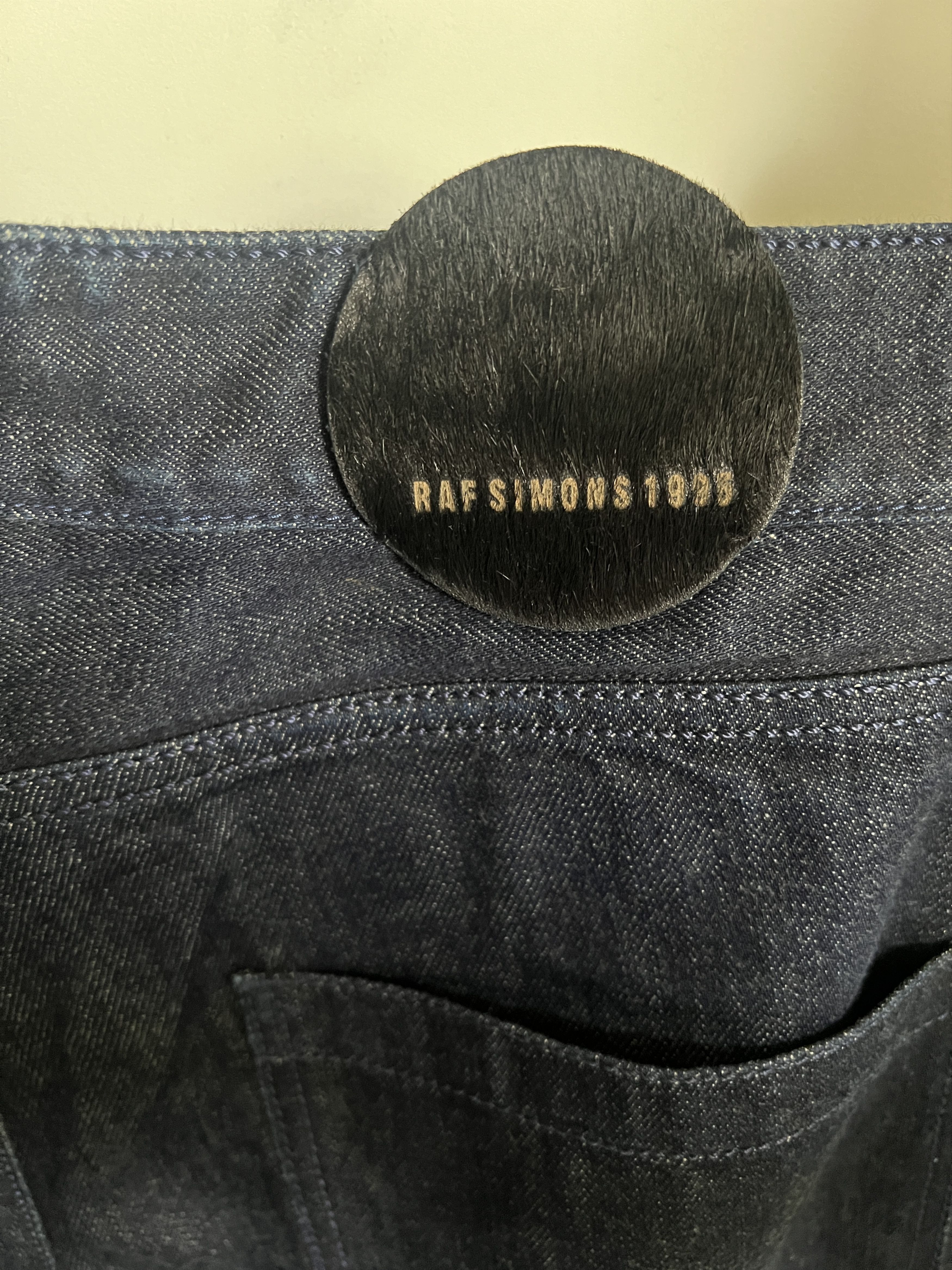 Raf Simons Raf Simons 1995 Dark Navy Denim Jeans Size US 32 / EU 48 - 4 Thumbnail