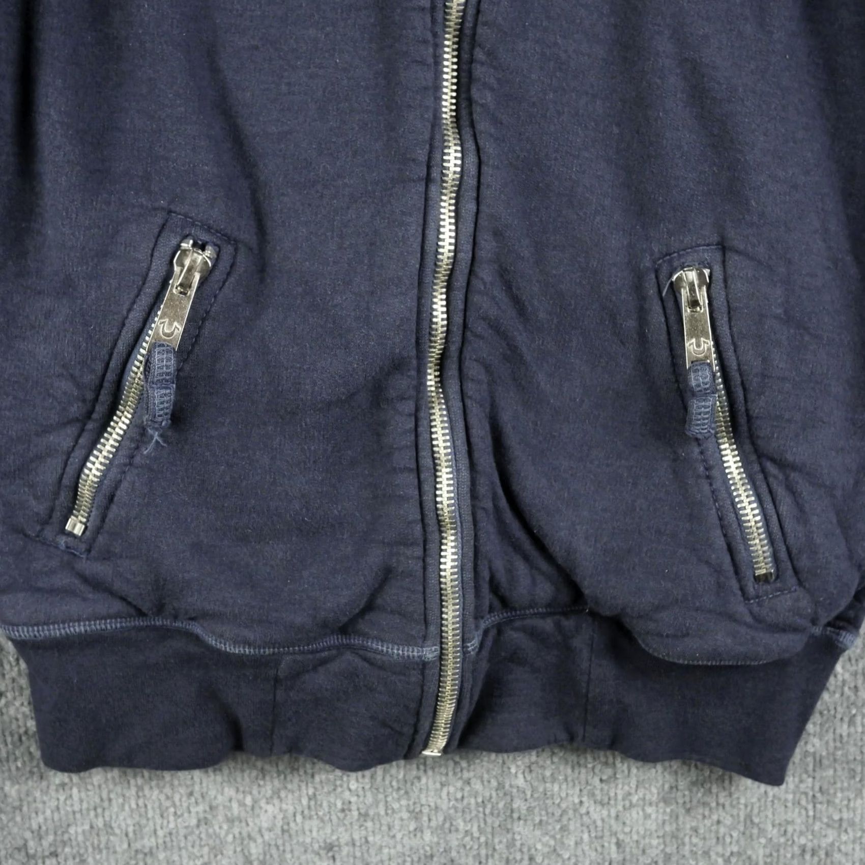 True Religion True Religion Hoodie Mens S Blue Full Zip Fleece Horseshoe Logo Sweatshirt Size US S / EU 44-46 / 1 - 4 Thumbnail