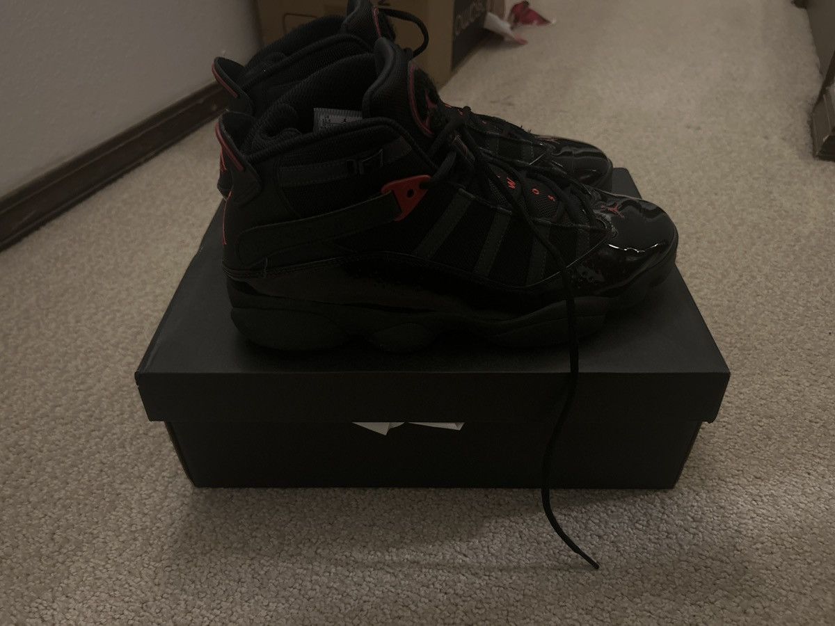 Jordan Brand Air Jordan 6 Rings ‘Black Infared’ Size US 11.5 / EU 44-45 - 9 Thumbnail