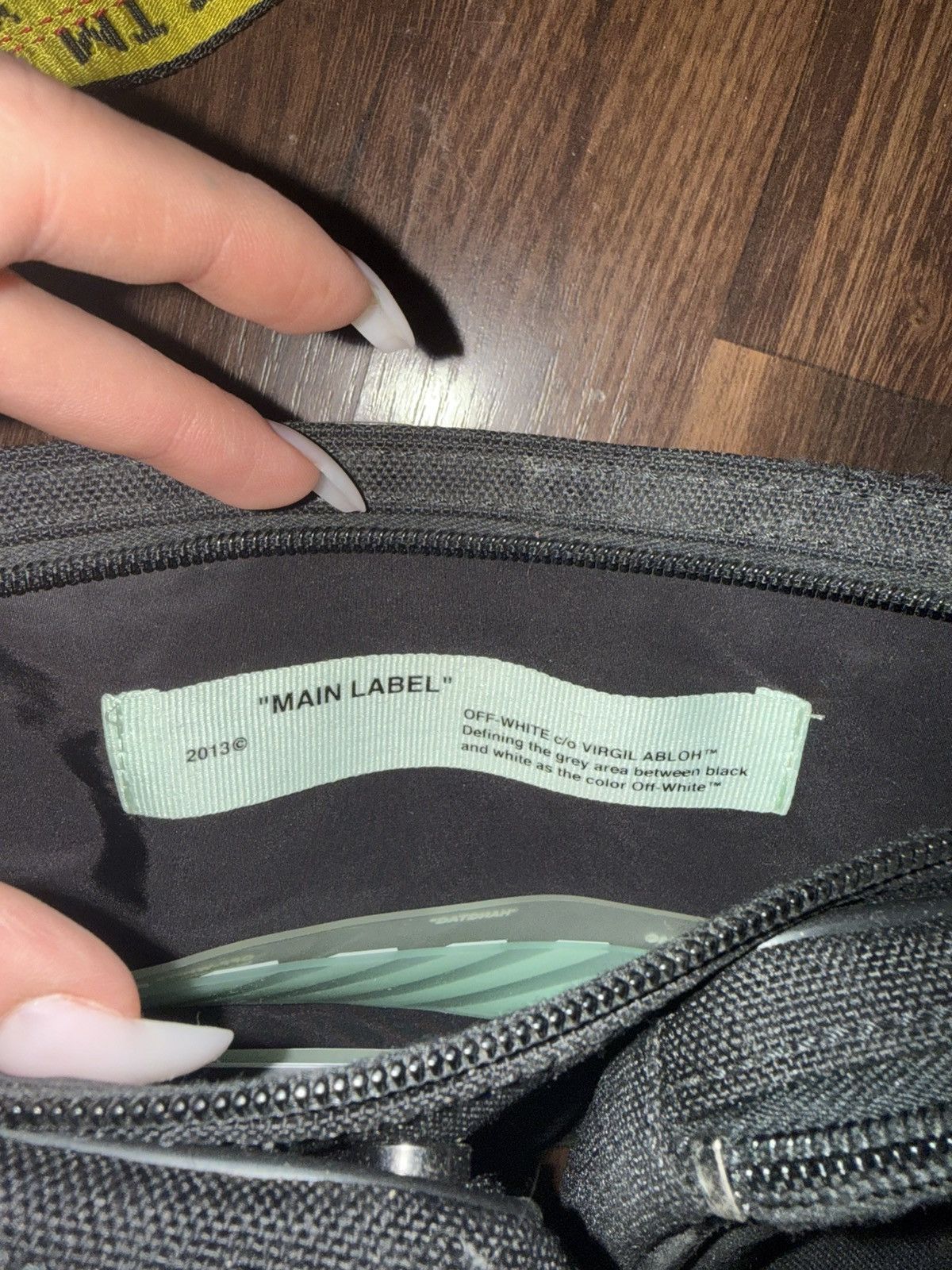 Off-White Off White - Black Cordura Logo Print Cross-Body Bag Size ONE SIZE - 4 Thumbnail