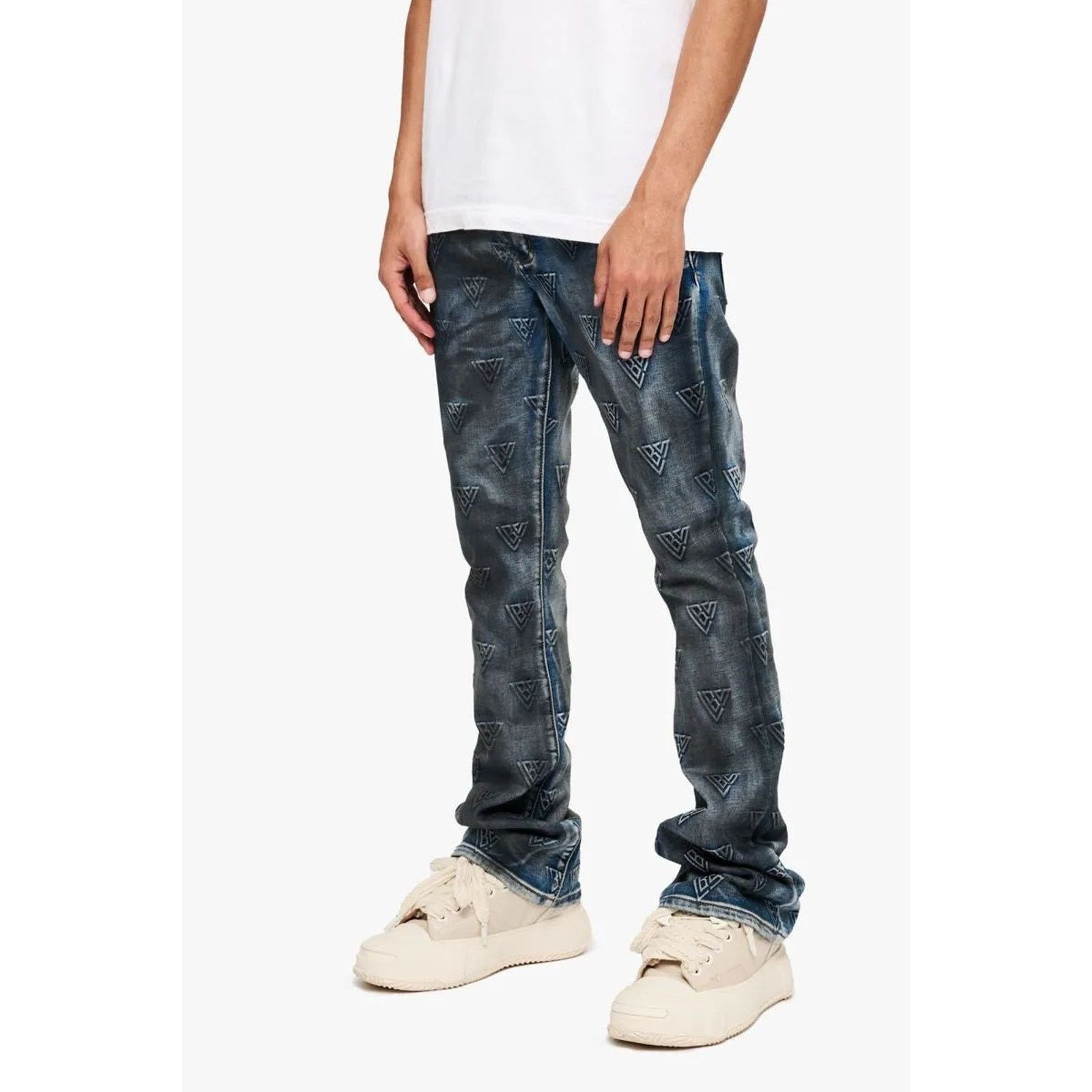 Valabasas Valabasas Tagged Stacked Denim Flare In Dirty Vintage 32 Size US 32 / EU 48 - 3 Thumbnail