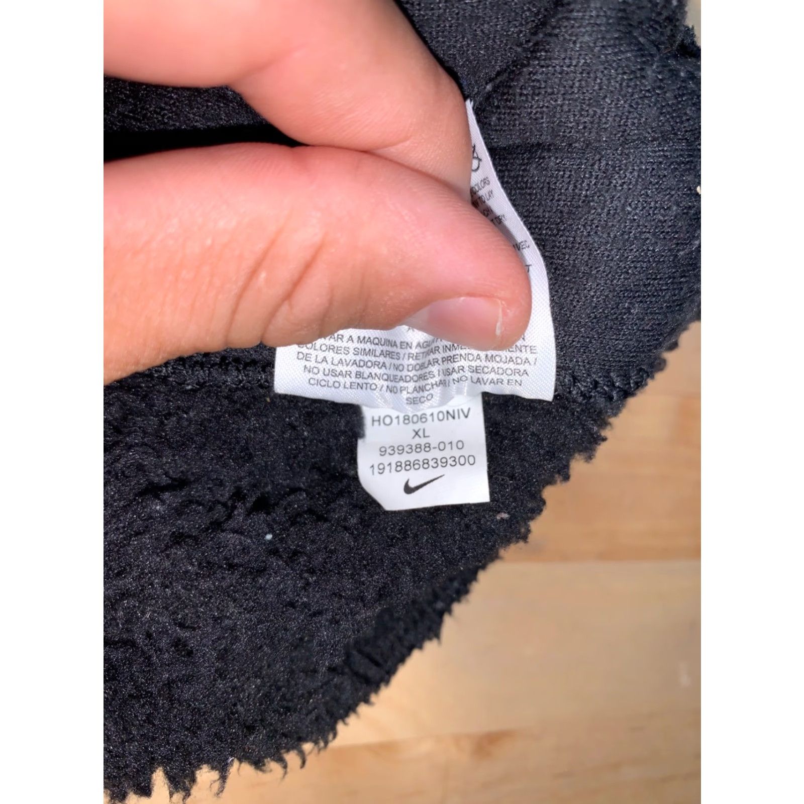 Nike Nike Bomber Jacket Womens XL Black Full Zip Casual Retro 11987 Size XL / US 12-14 / IT 48-50 - 4 Thumbnail