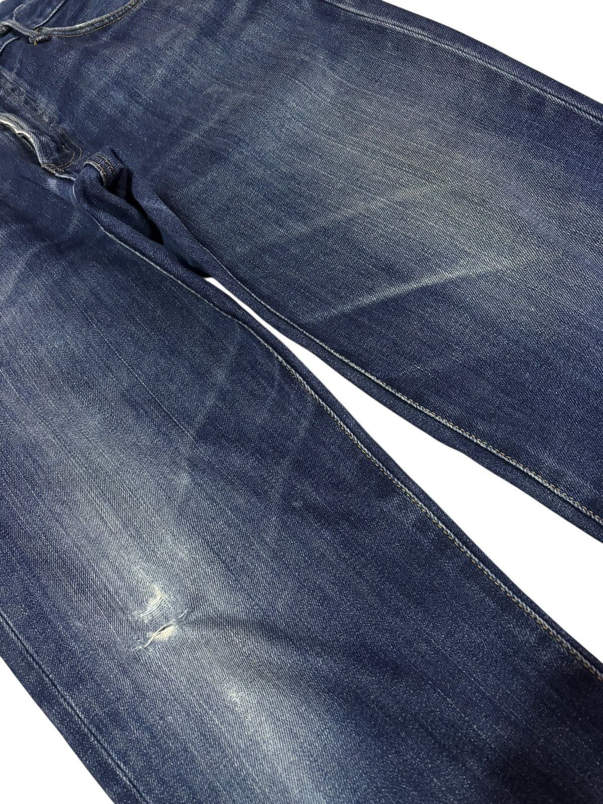 Edwin Vtg Edwin Japan 503 Distressed Jeans Size US 34 / EU 50 - 5 Thumbnail
