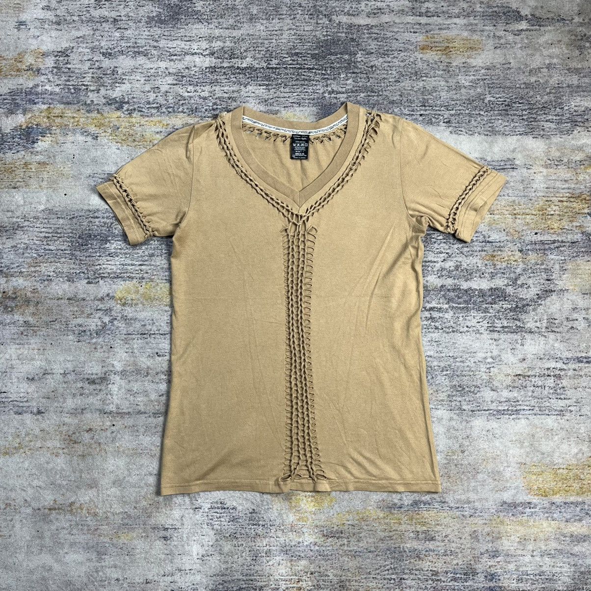 A BOY トップス Braided 07SS T V-neck Mesh ABOUT