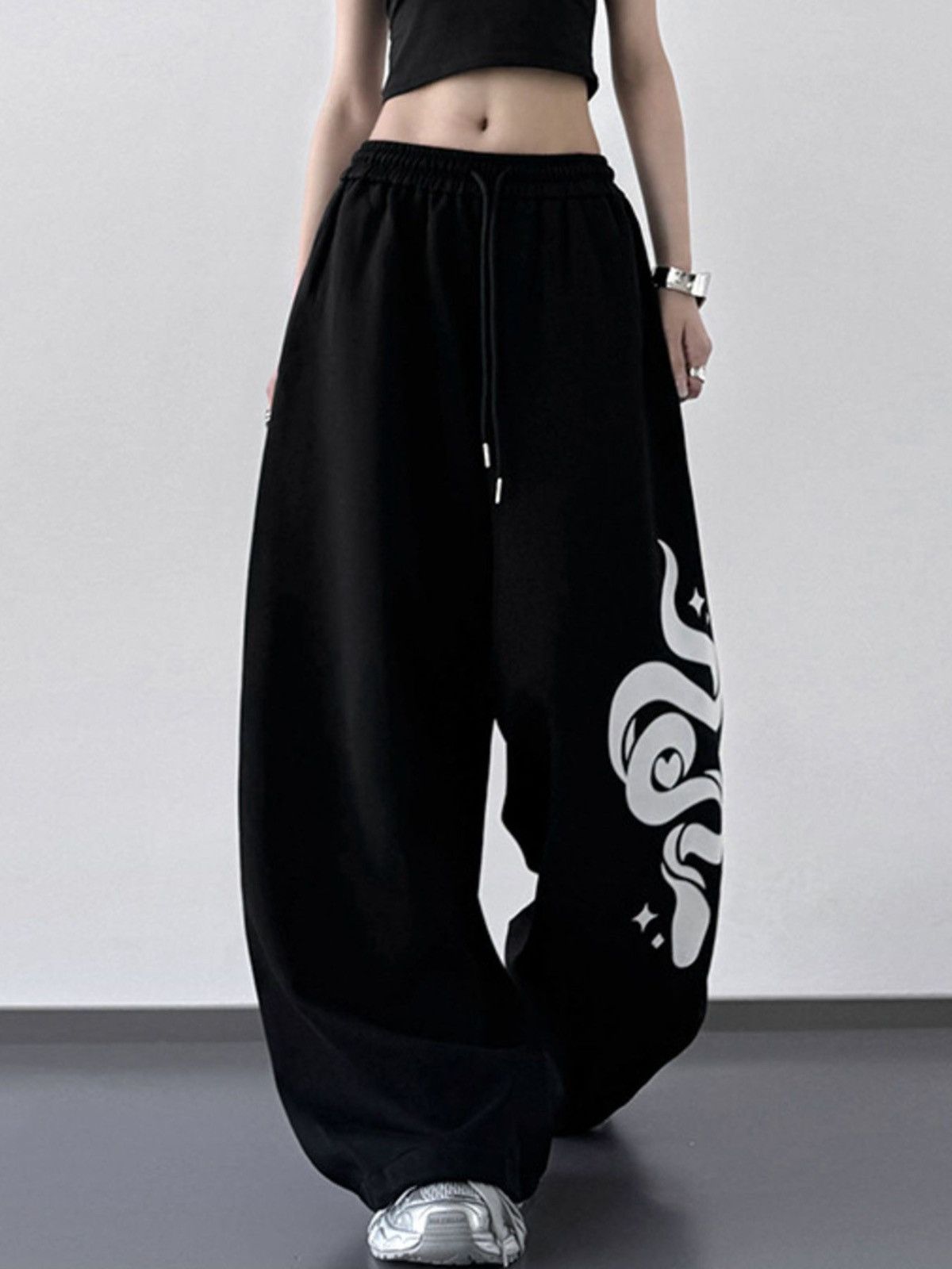 Other Wide leg drawstring sweatpants Size 28" / US 6 / IT 42 - 2 Thumbnail