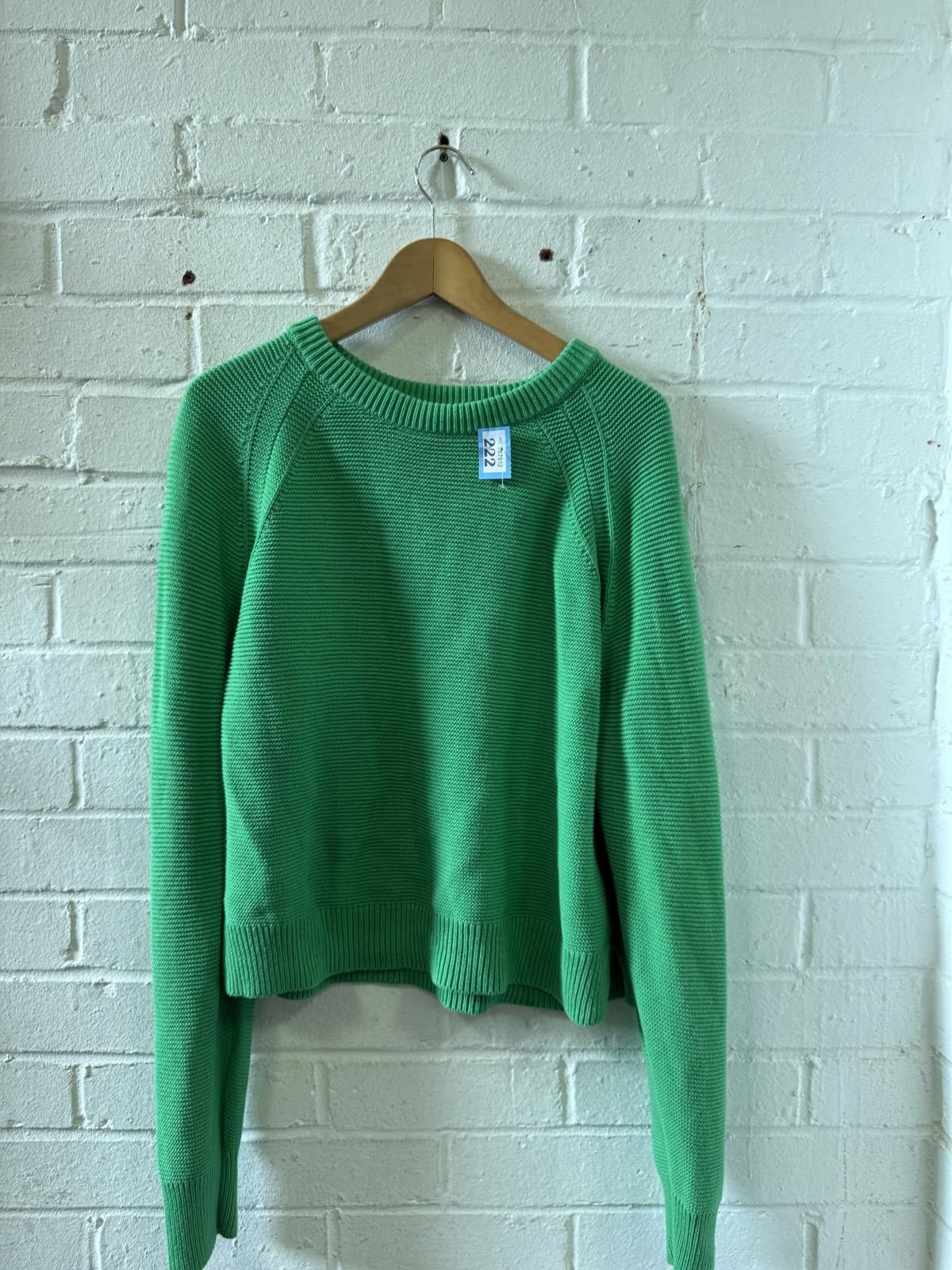French Connection French Connection Green Knit Sweater, Size Large Size L / US 10 / IT 46 - 1 Thumbnail