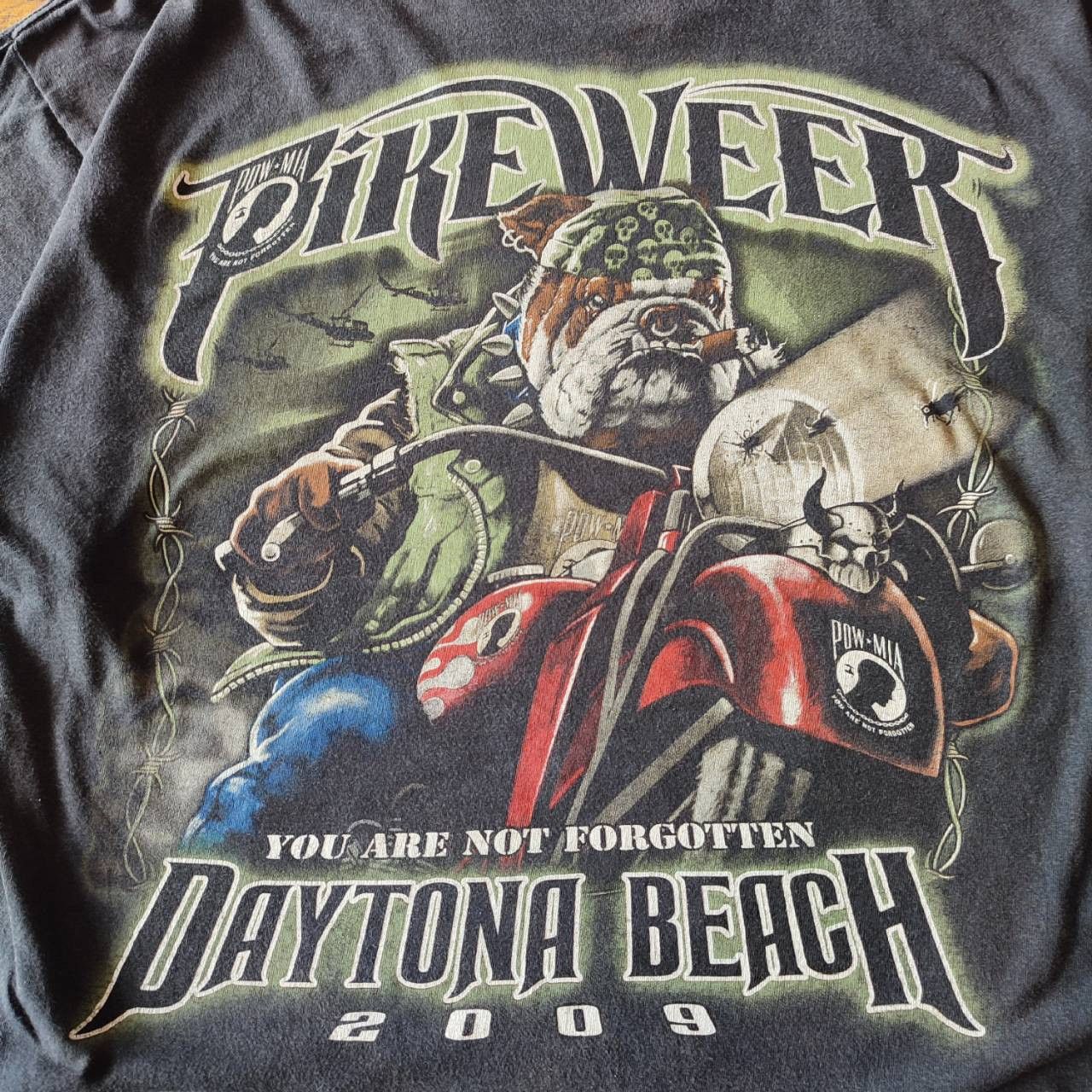 Harley Davidson × Vintage Pow * Mia 2009 Bike Week Daytona Beach Size US XL / EU 56 / 4 - 5 Thumbnail