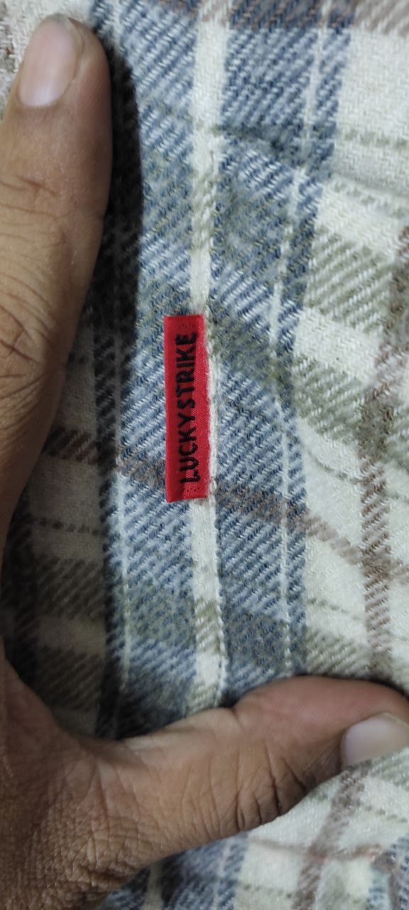 Sports Specialties VINTAGE LUCKY STRIKE FLANNEL WOOL COTTON Size US L / EU 52-54 / 3 - 9 Thumbnail