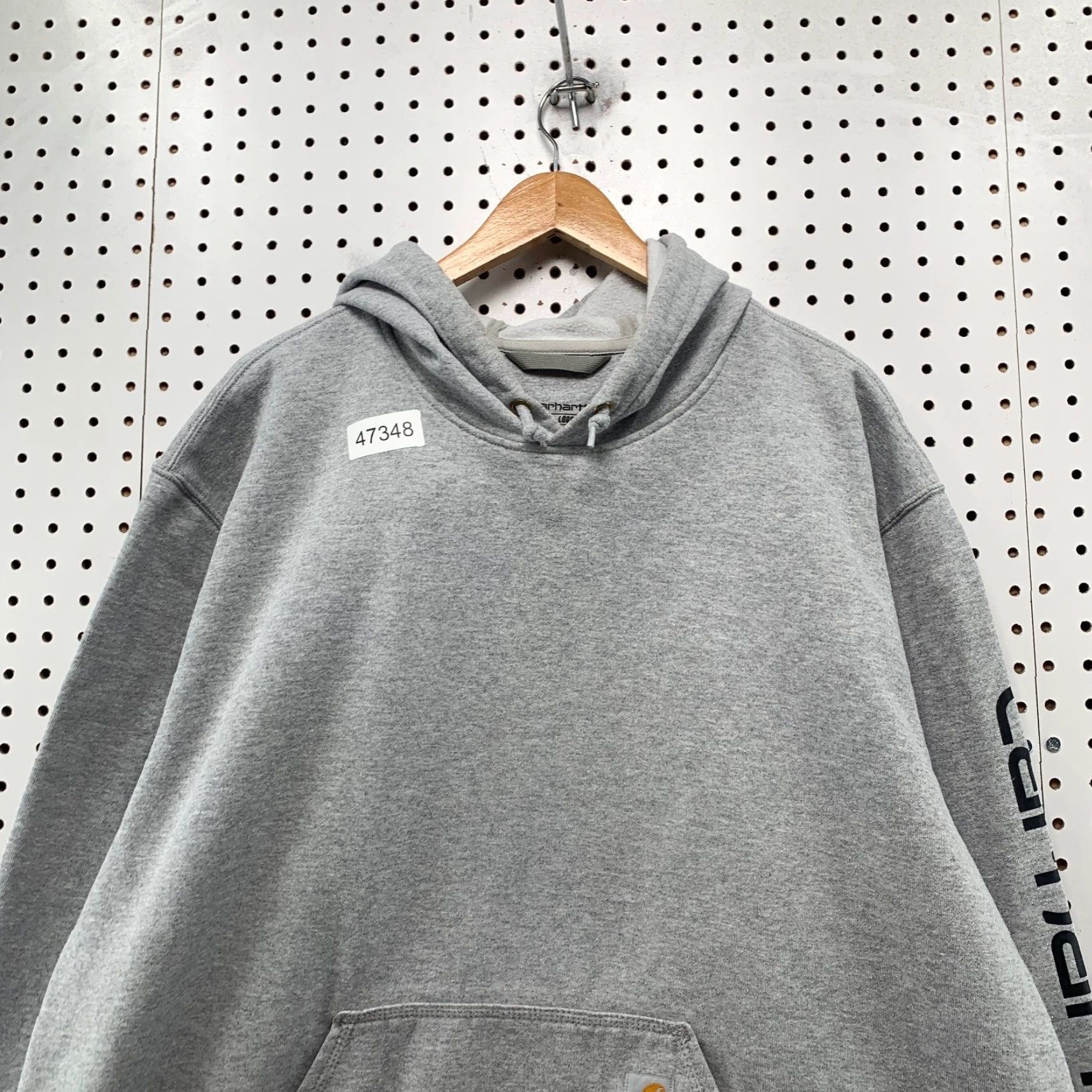 Carhartt Carhartt Hoodie Sweatshirt Mens 2XL Gray Loose Fit Fleece Hooded Workwear Size US XXL / EU 58 / 5 - 6 Thumbnail