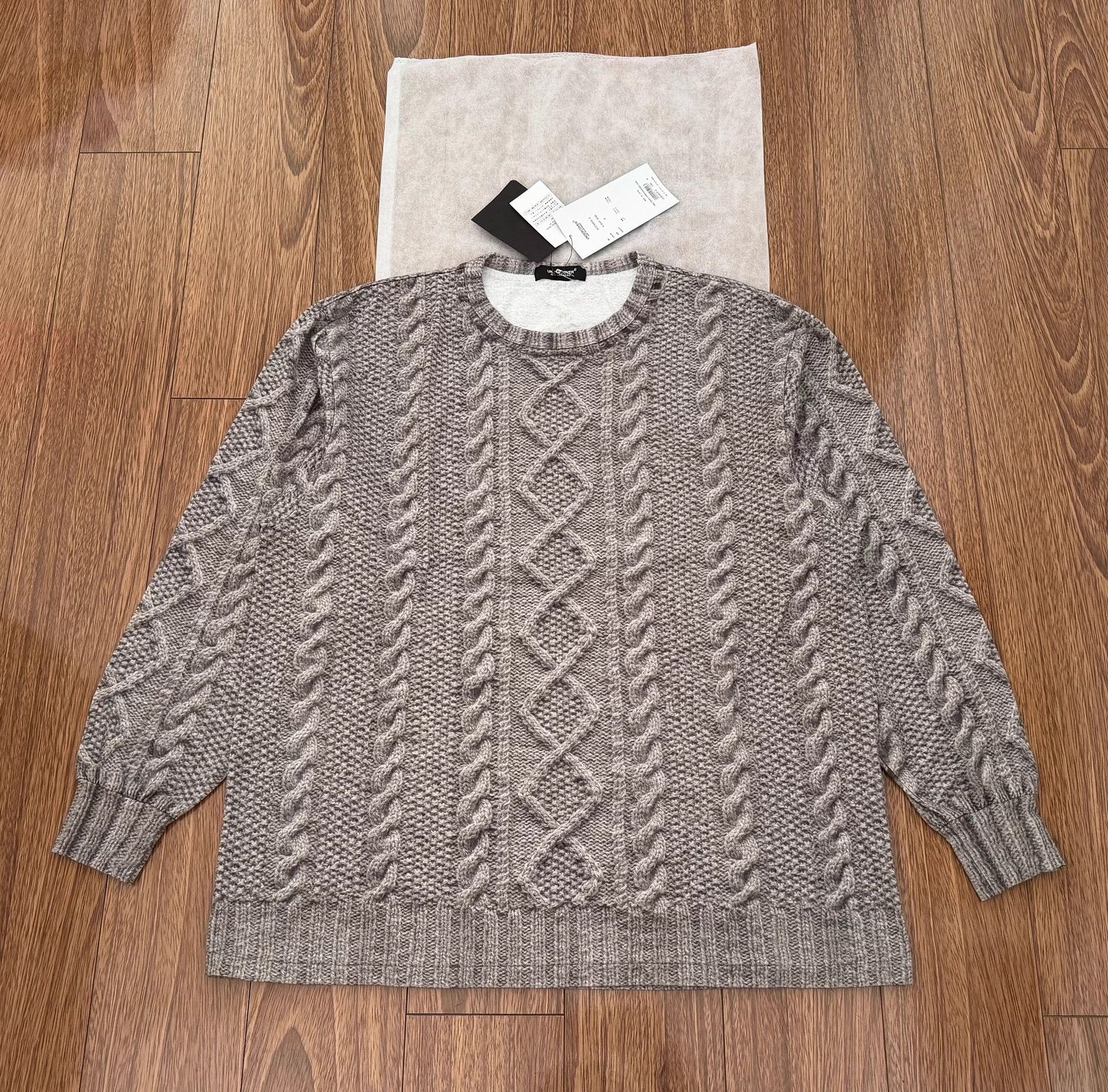 UNDERCOVER JUN TAKAHASHI Wool Print LS Tee Aoyama NWT 2