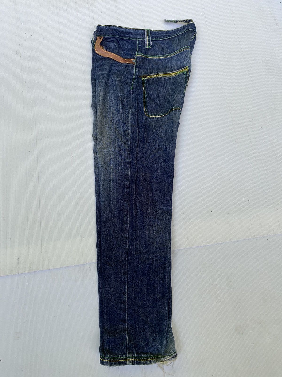If Six Was Nine × Japanese Brand Sorridere double waist denim pants Size US 32 / EU 48 - 9 Thumbnail