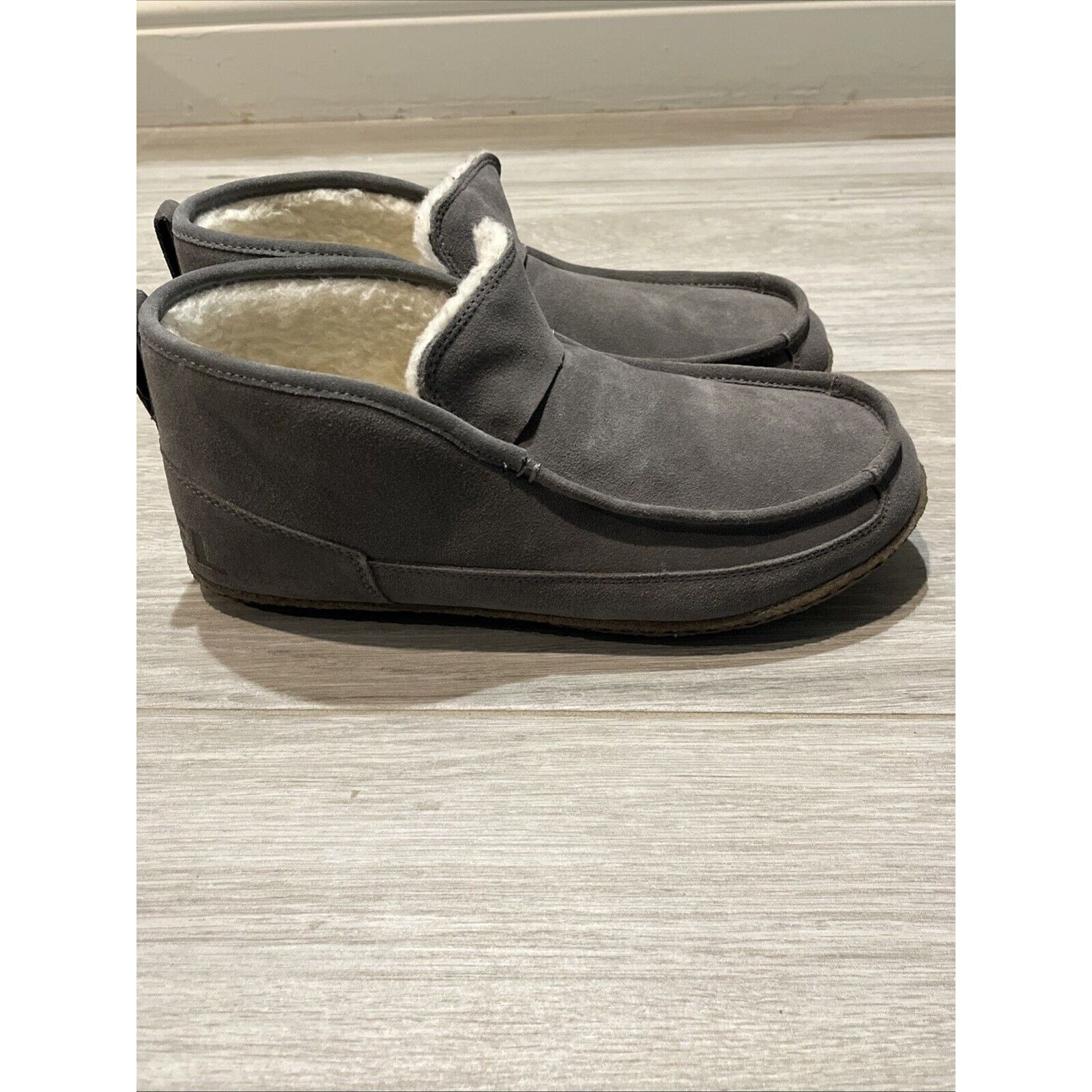SOREL SOREL Men's 10 Manawan ll Moc Slipper Gray Moccasin Faux Fur Size US 10 / EU 43 - 11 Thumbnail