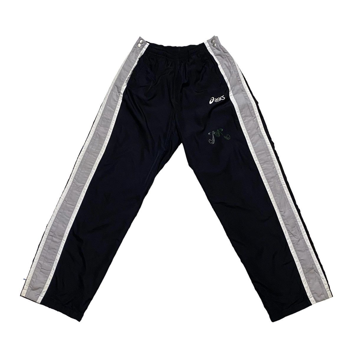 Asics asics vintage track pant side button Size US 34 / EU 50 - 1 Thumbnail