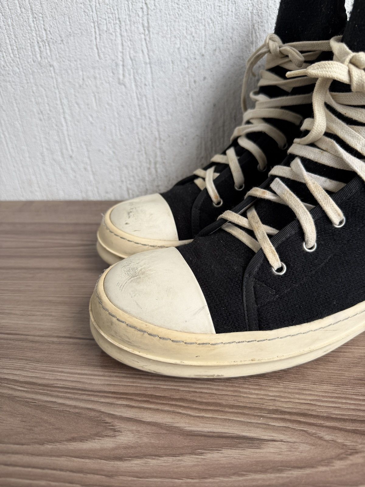 Rick Owens Drkshdw wool drkshdw ramones Size US 10.5 / EU 43-44 - 2 Thumbnail