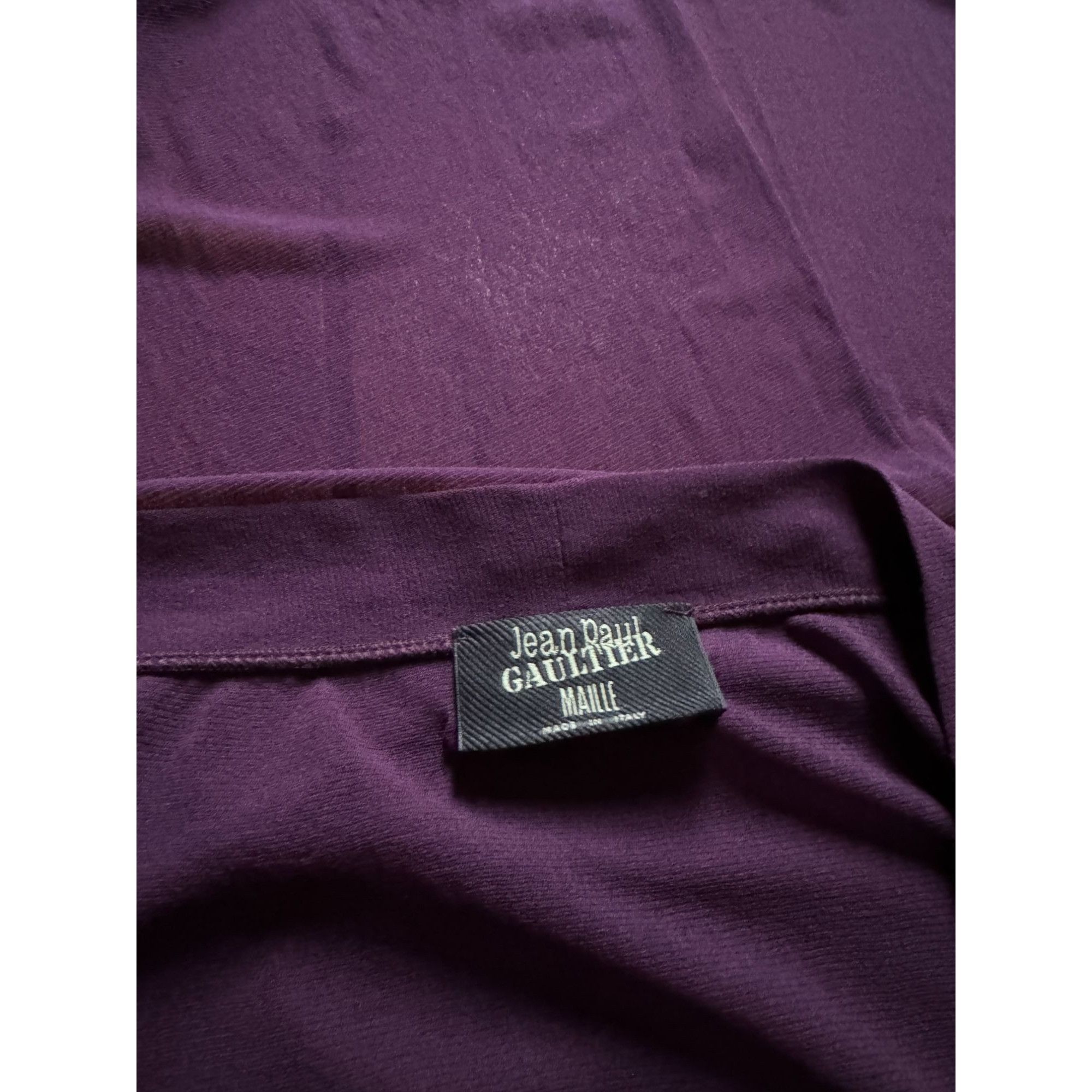 Jean Paul Gaultier Jean Paul Gaultier Maille Vintage Purple Mesh Long Cardigan Size M / US 6-8 / IT 42-44 - 6 Thumbnail