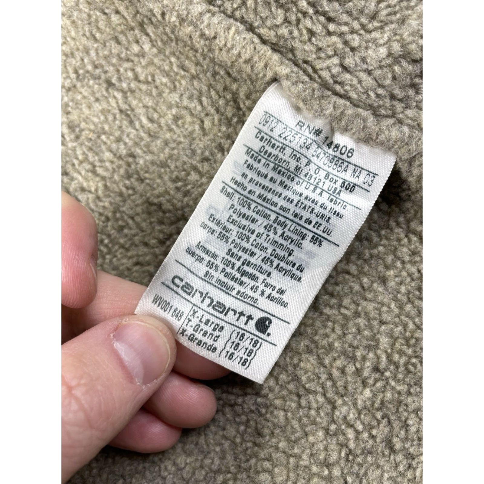 Carhartt VINTAGE Carhartt Vest Women’s XL 16/18 Pink WV001 Sherpa Lined Distressed Rare Y2K Size XL / US 12-14 / IT 48-50 - 5 Thumbnail