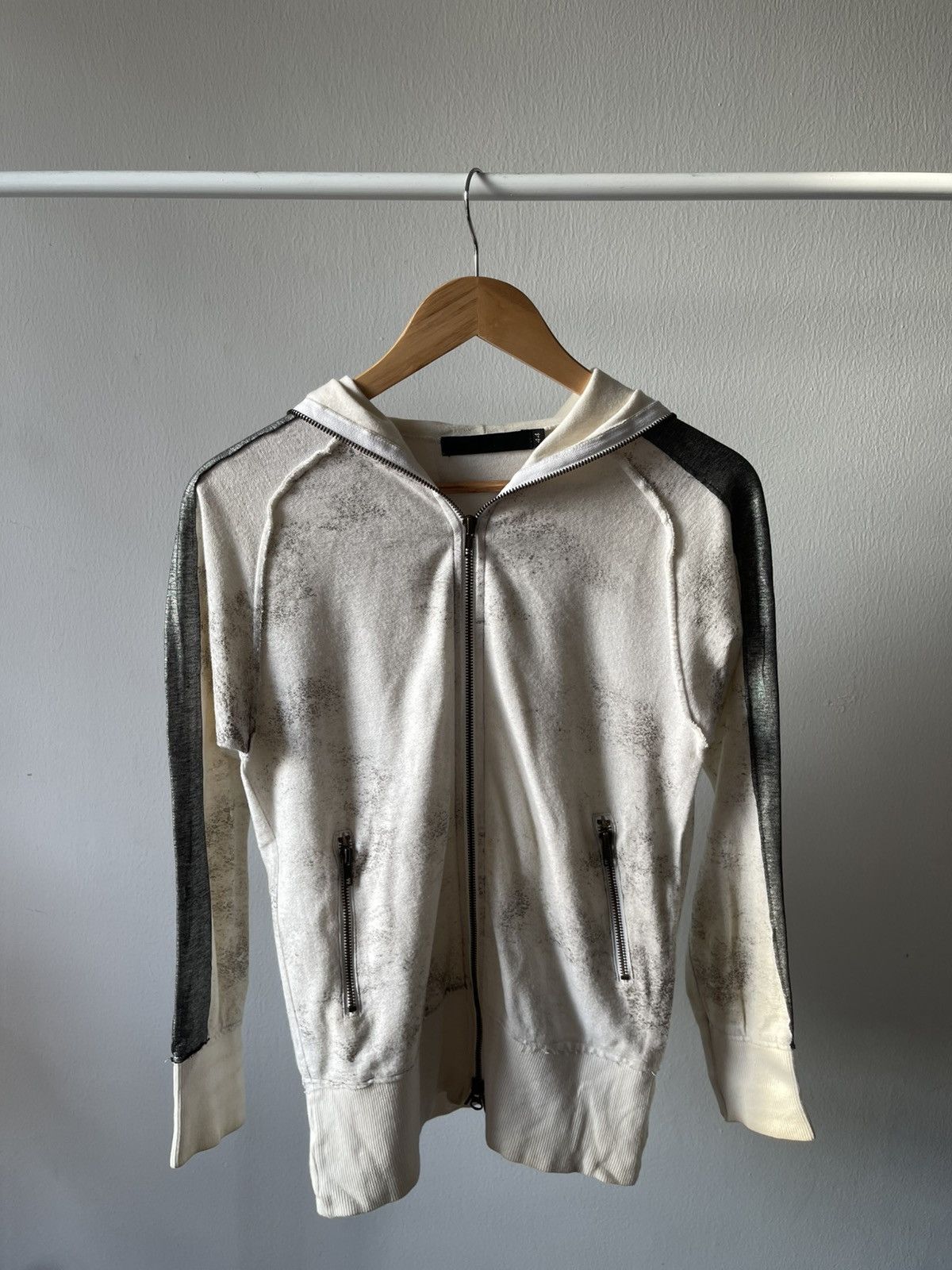 GOSTAR DE FUGA × If Six Was Nine × Le Grande Bleu (L.G.B.) Gosta de Fuga Distressed Punk Style Fullzip Hoodie Size US S / EU 44-46 / 1 - 4 Thumbnail
