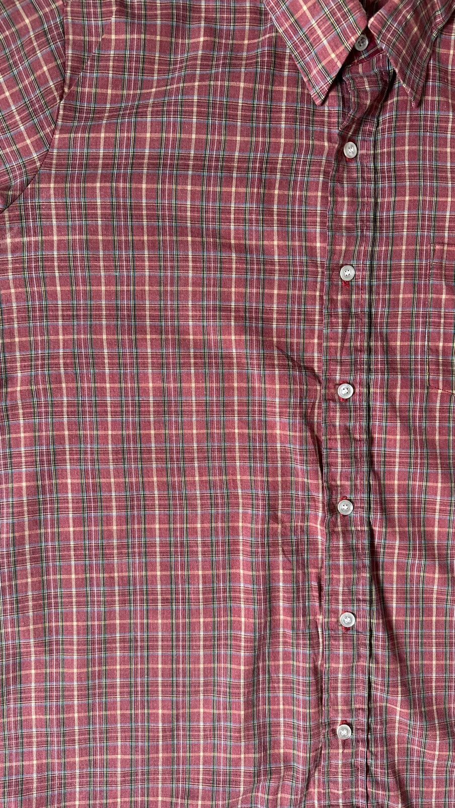Sovereign Code VINTAGE SOVEREIGN CHECKERED MADE IN USA 70S SHIRT Size US XL / EU 56 / 4 - 2 Thumbnail