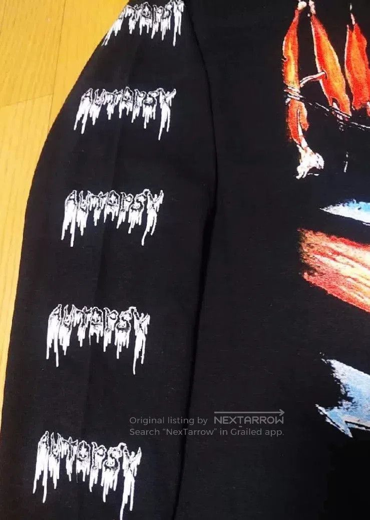 City Morgue Vintage Autopsy Death Metal Long Sleeve Tee. Size US M / EU 48-50 / 2 - 4 Thumbnail