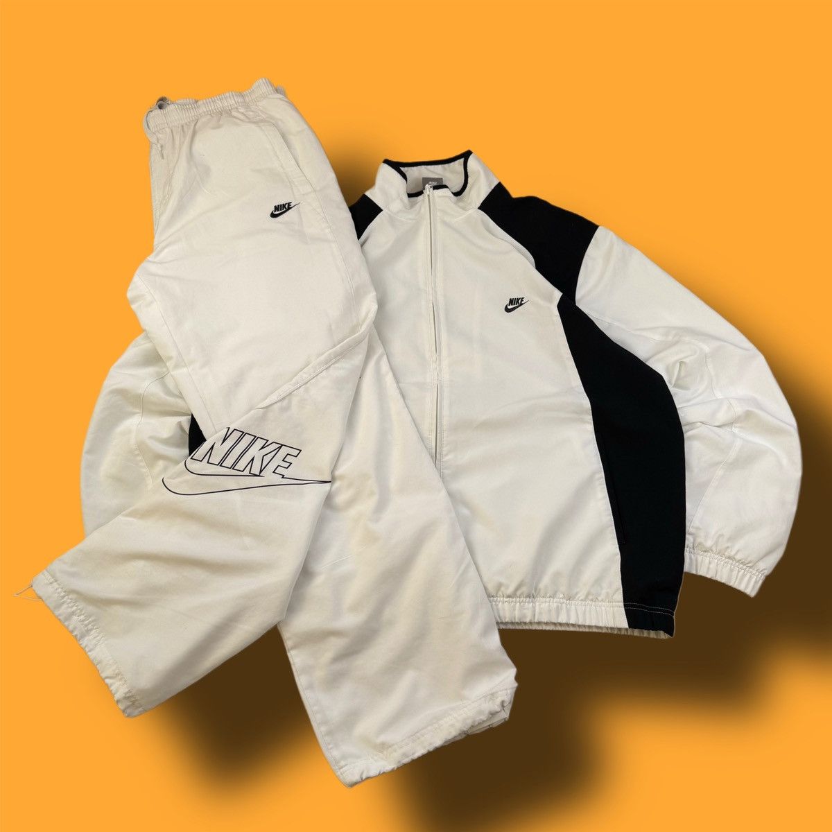 Nike × Nike ACG NIKE VINTAGE BASIC LOGO TRACK SUIT DOUBLE SWOOSH Size US XL / EU 56 / 4 - 1 Thumbnail