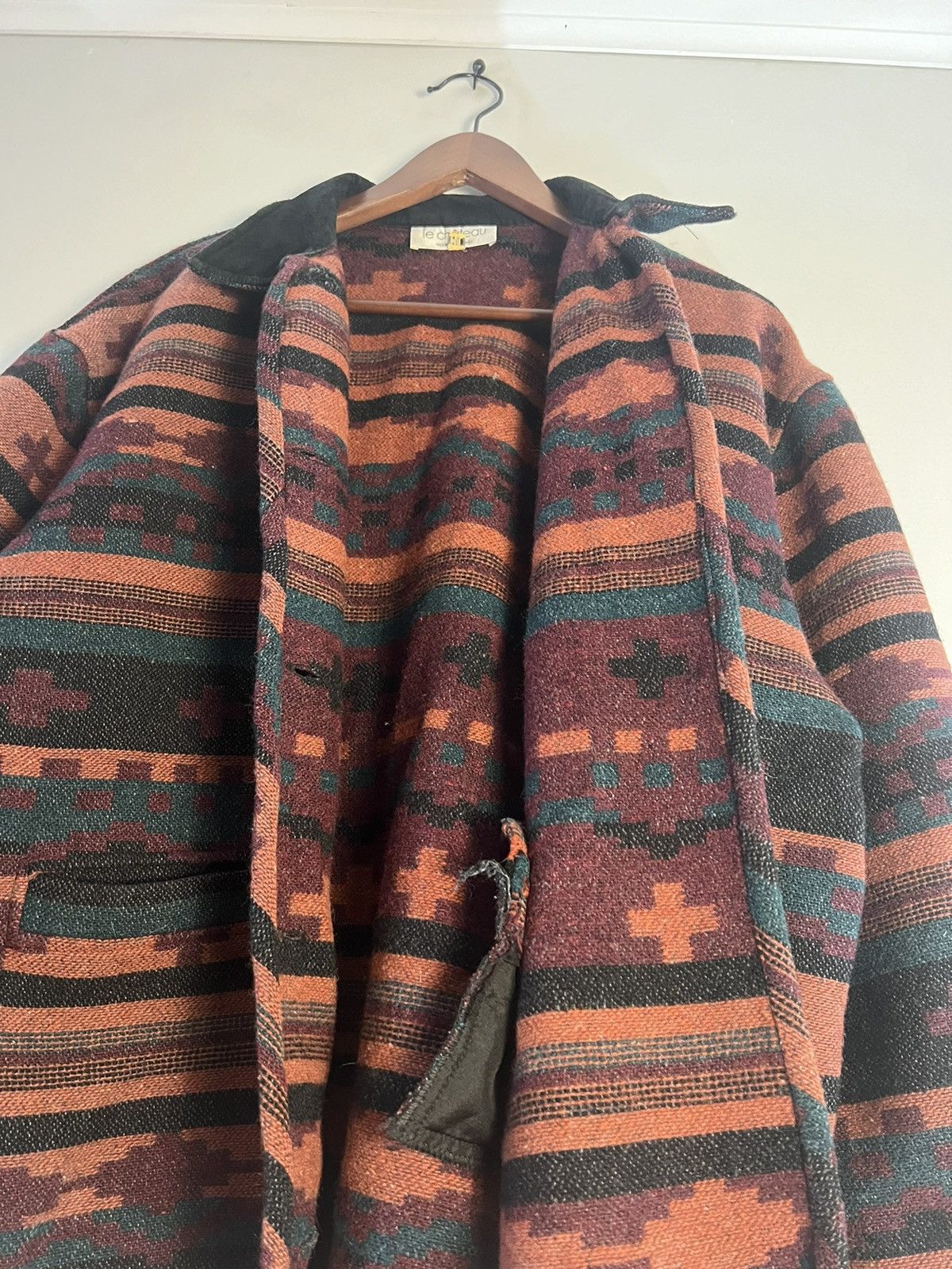 L.L. Bean × Le Chateau × Pendleton 🔥70s/80s🔥 Aztec chore jacket Size US L / EU 52-54 / 3 - 8 Thumbnail