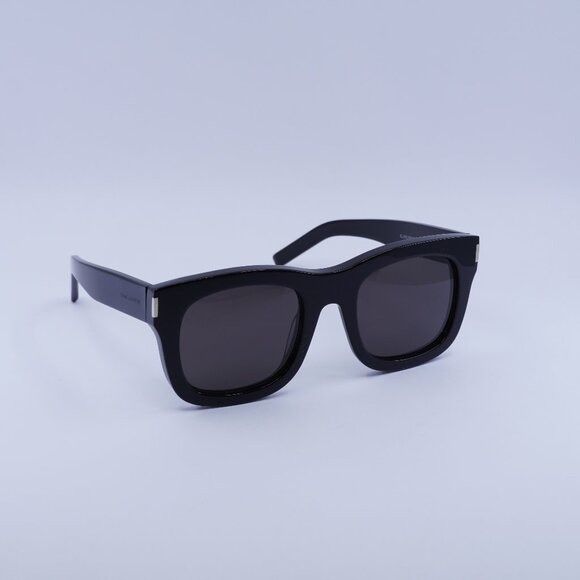 Saint Laurent Paris Saint Laurent SL650 MONCEAU 001 Sunglasses Black Square Size ONE SIZE - 2 Thumbnail