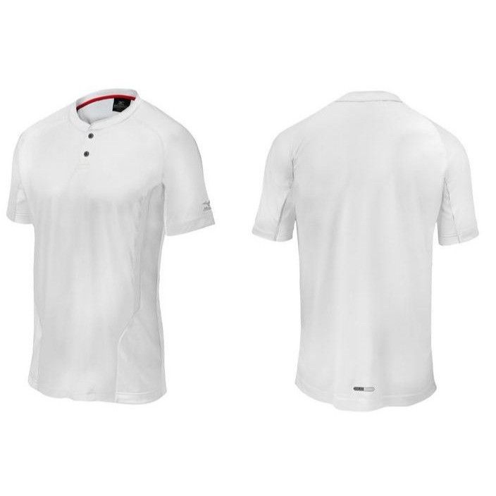 Mizuno Mizuno Men’s Elite 2-Button Baseball Jersey 350527, White, Size US S / EU 44-46 / 1 - 2 Thumbnail