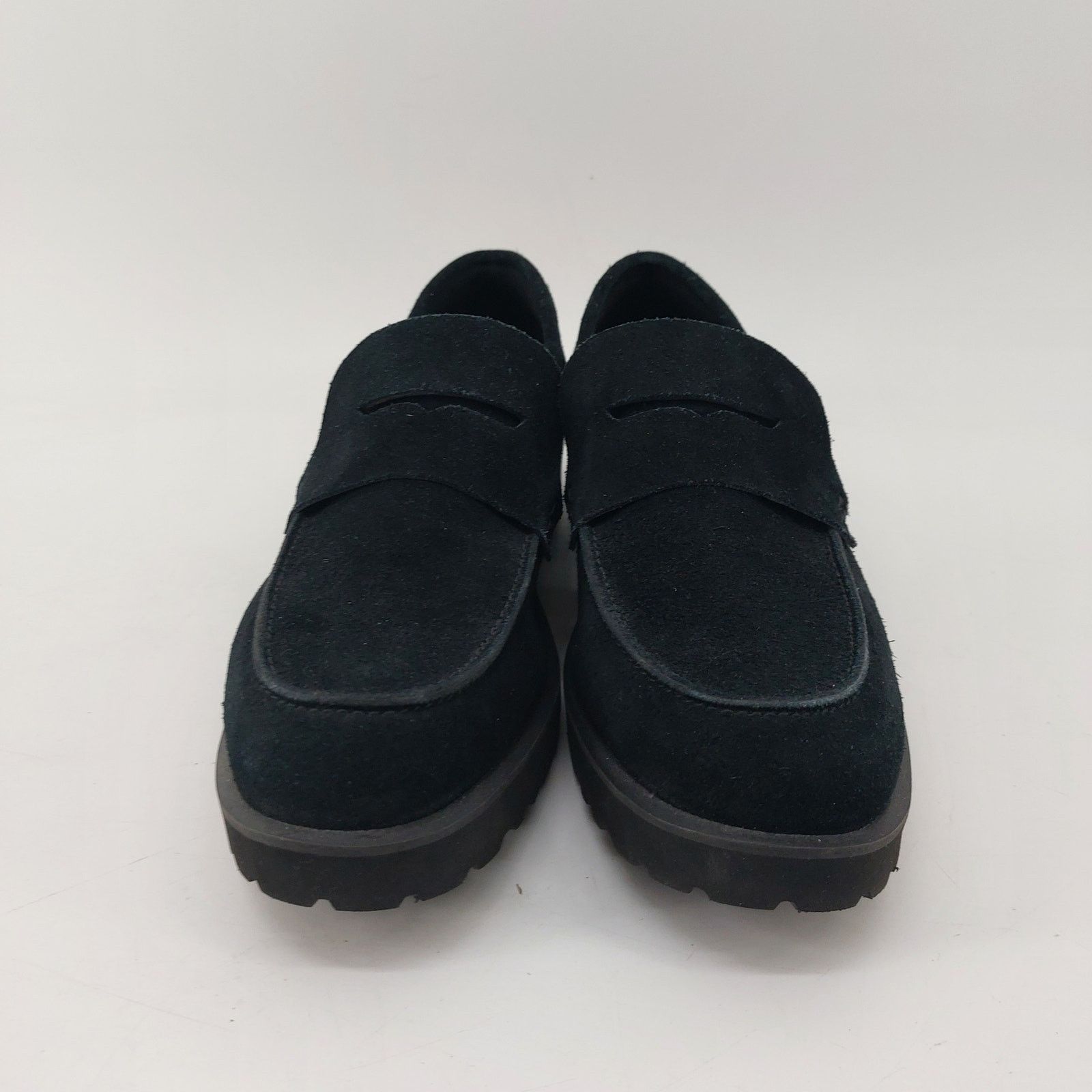 Cole Haan Cole Haan Women Size 7.5 Newburg Black Platform Penny Loafer Size US 7.5 / IT 37.5 - 10 Thumbnail