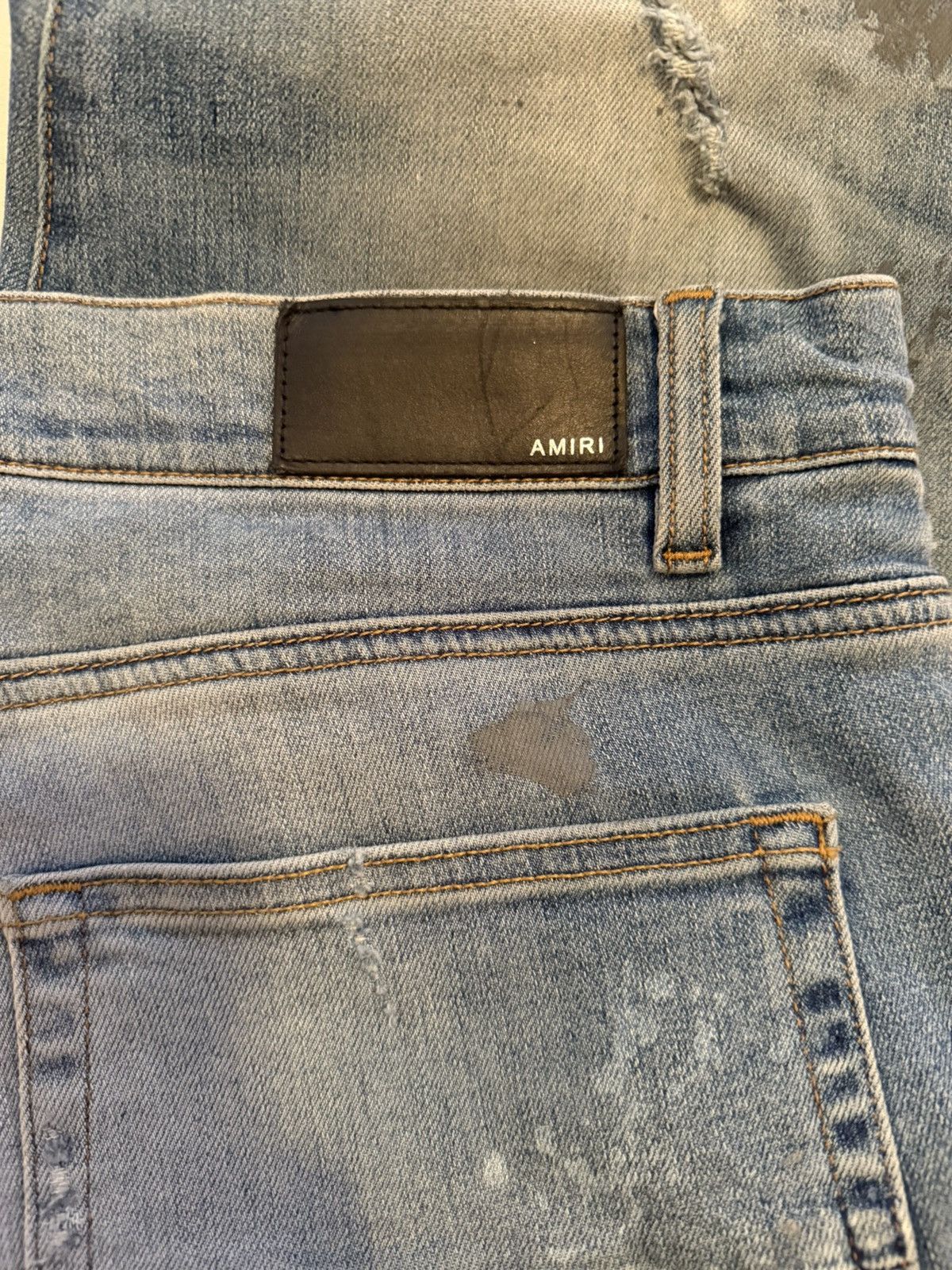 Amiri Amiri Rosebowl 'Artist Broken' Jeans Size US 38 / EU 54 - 5 Thumbnail