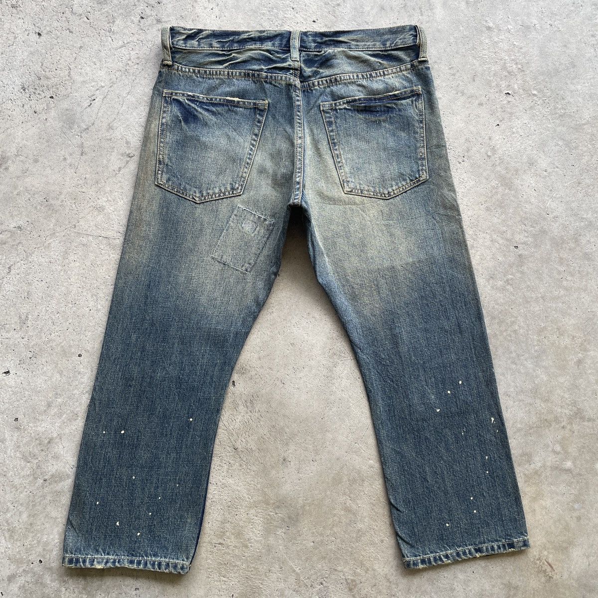 Japanese Brand Vintage Back Number Japan Rusty Three Quarter Jeans Pants Size US 32 / EU 48 - 10 Thumbnail
