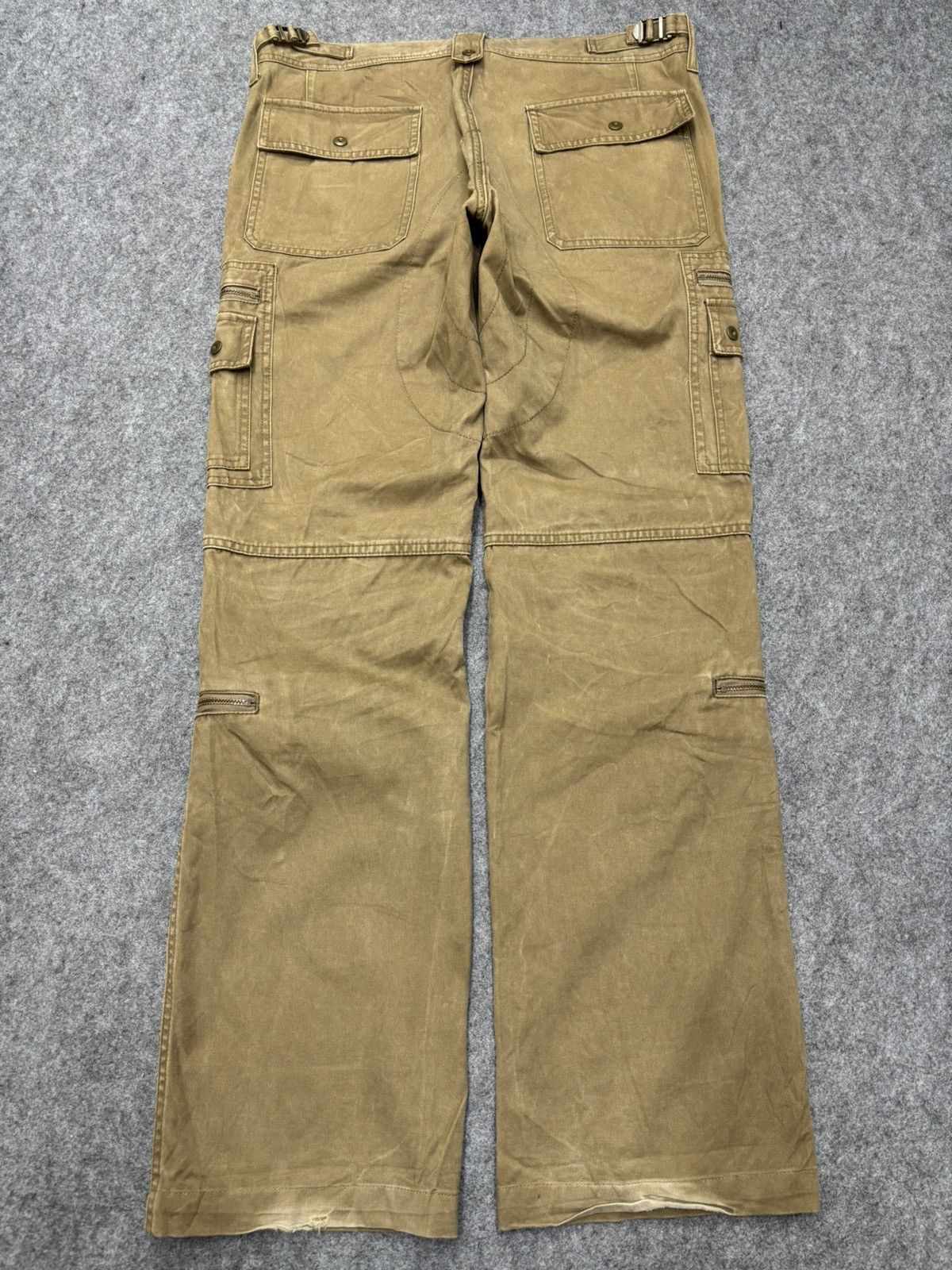 ABAHOUSE 💥Multipockets💥Sick Style Military Abahouse Cargo Pant F639 Size US 33 - 22 Thumbnail