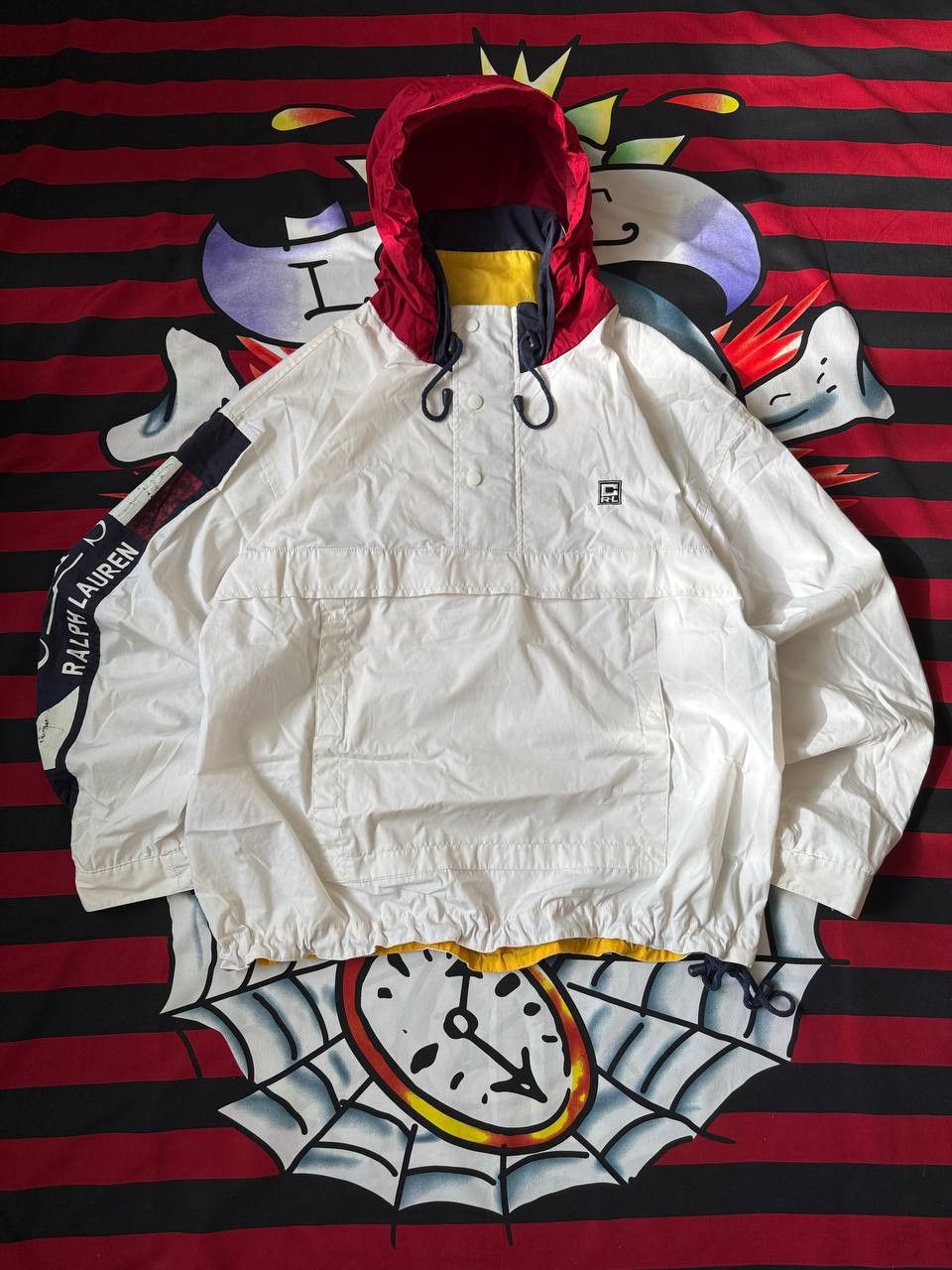 Chaps Ralph Lauren × Ralph Lauren × Vintage Vintage Chaps Ralph Lauren anorak jacket in white Size L Size US L / EU 52-54 / 3 - 1 Thumbnail