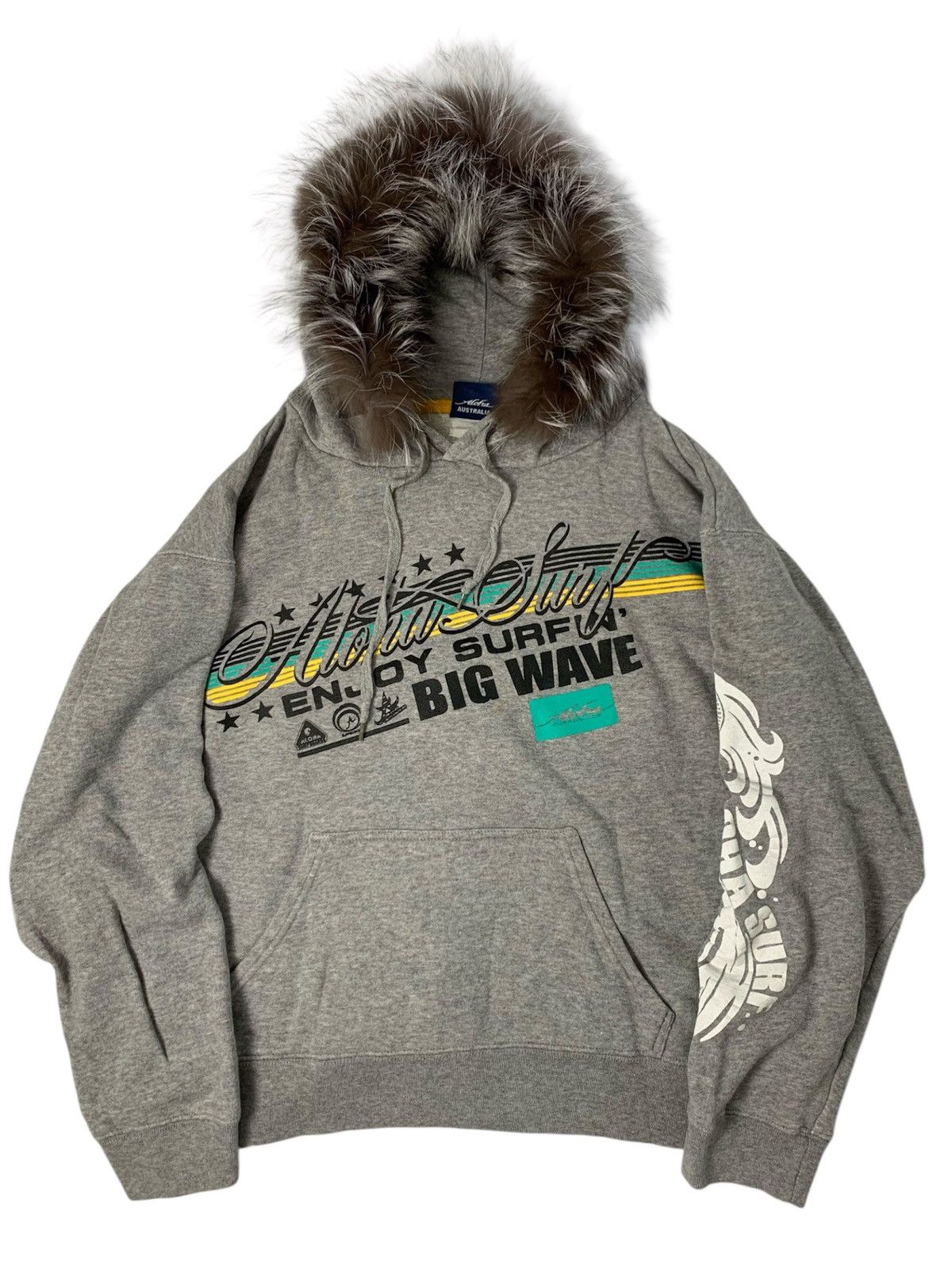 Le Grande Bleu (L.G.B.) Fur hoodie japanese style aloha surf vkei unfefined ifsx Size US M / EU 48-50 / 2 - 1 Thumbnail