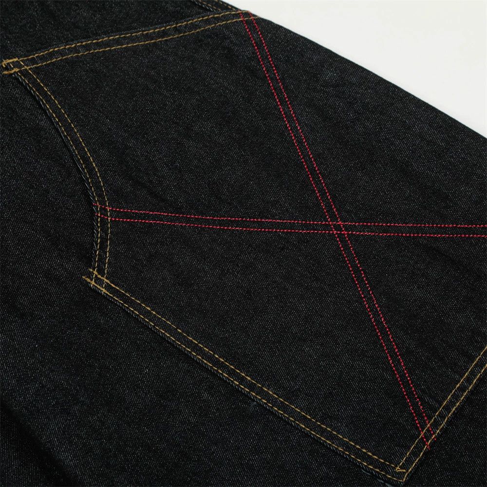 Jean Men's washed multi-pocket workwear scimitar jeans Size US 32 / EU 48 - 6 Thumbnail