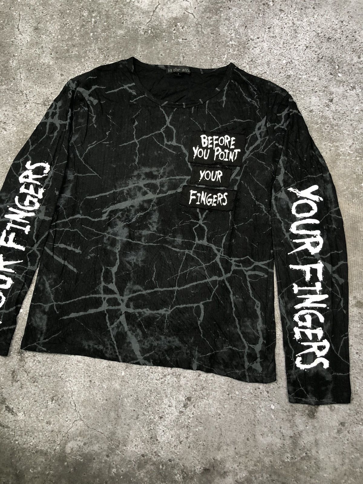 If Six Was Nine × In The Attic × Le Grande Bleu (L.G.B.) IN THE ATTIC LONGSLEEVE Size US L / EU 52-54 / 3 - 3 Thumbnail