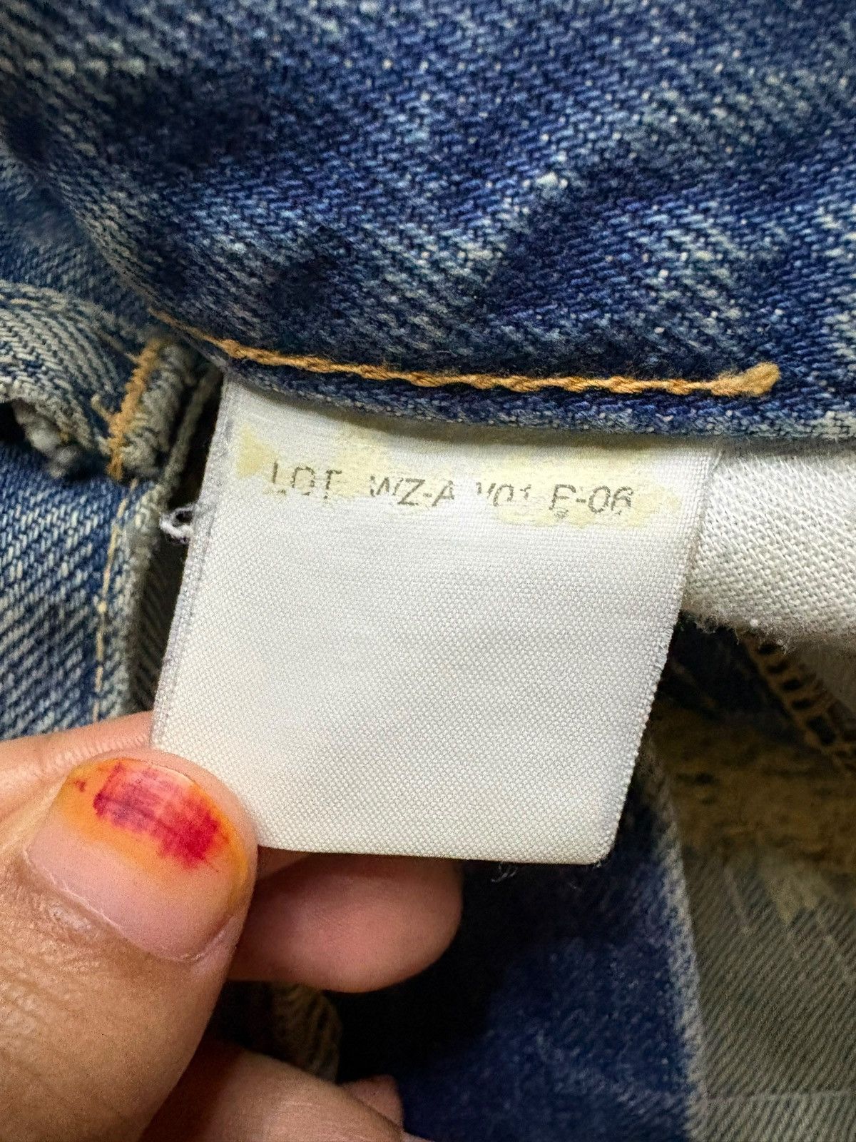 WHIZ LIMITED Vintage Japanese Brand Selvedge Mud Wash Distress Baggy Jean Size US 32 / EU 48 - 11 Thumbnail