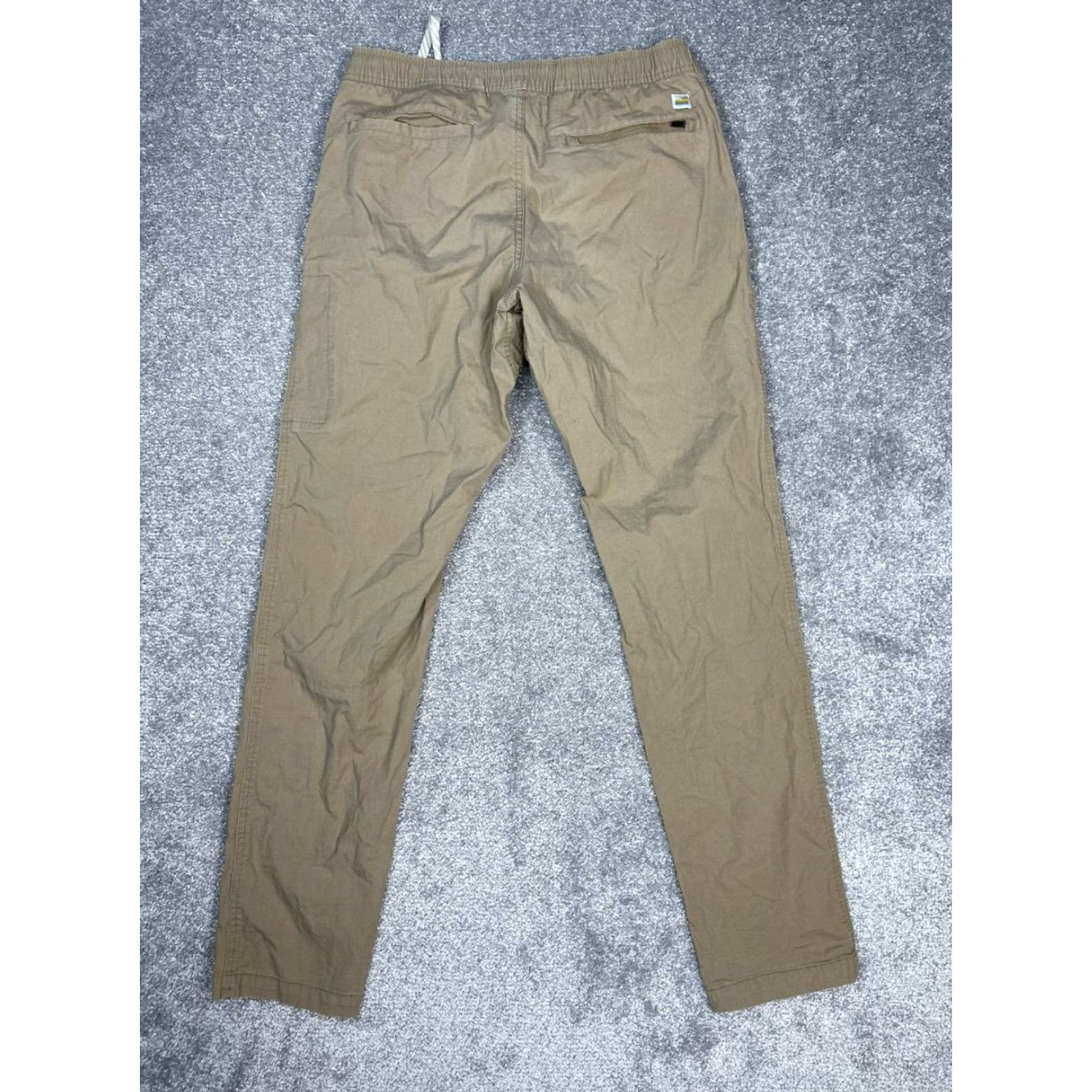 Vuori Vuori Ripstop Climber Pants Mens 30 Brown Cotton Low Rise Drawstring Tapered Leg Size US 31 - 2 Thumbnail