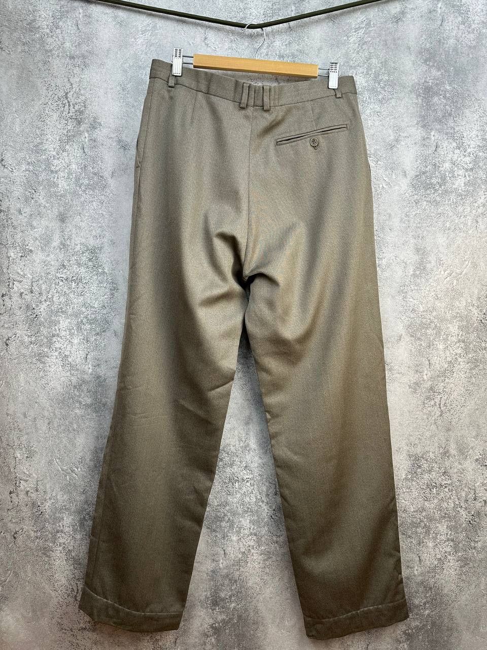 Yves Saint Laurent Yves Saint Laurent Pour Homme Pure Wool Beige Two-Piece Suit Size 54R - 5 Thumbnail