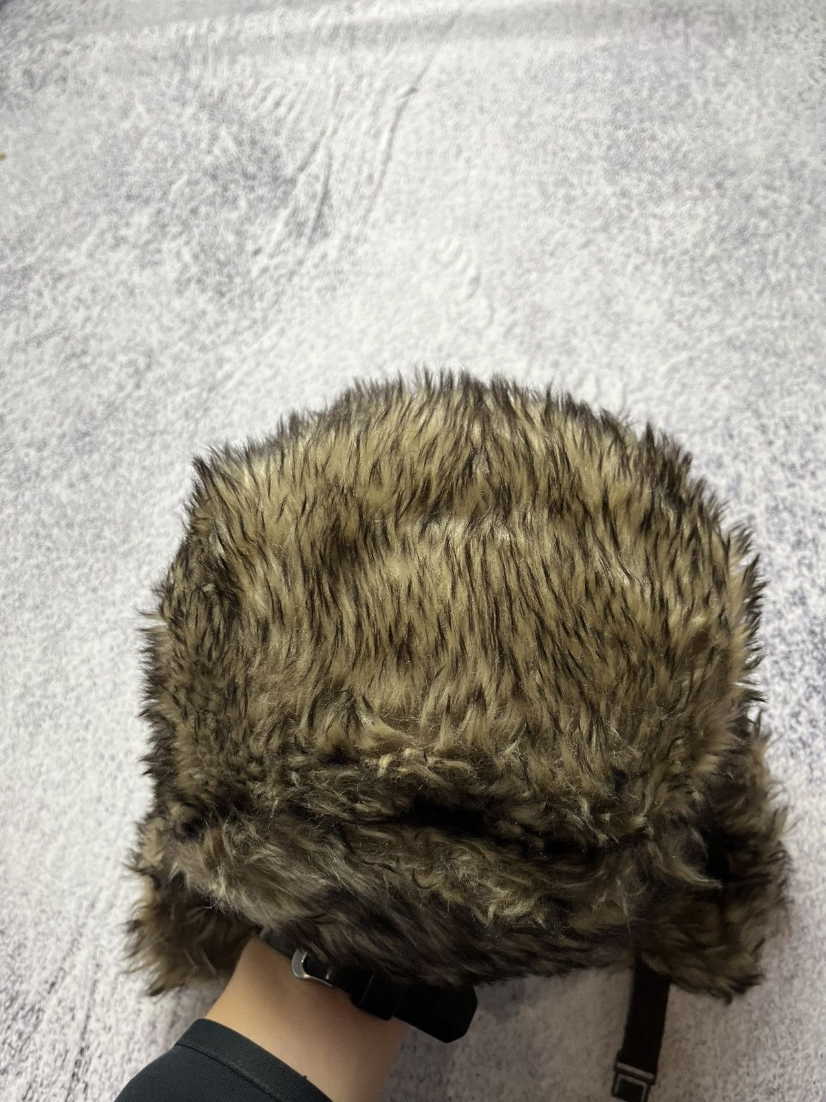 20471120 Vintage fuzzy mohair japanese ushanka hat avant garde Size ONE SIZE - 9 Thumbnail