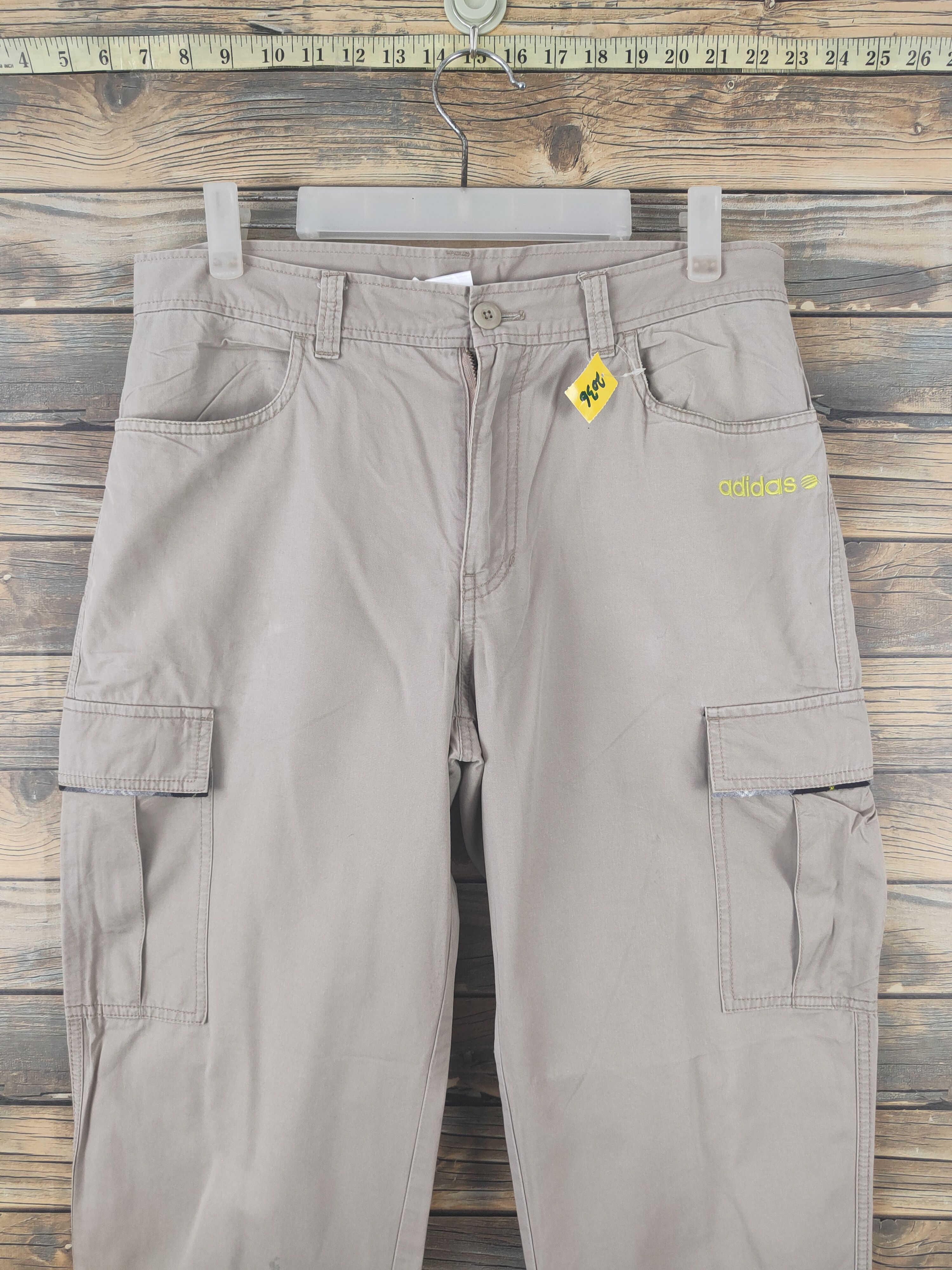 Adidas DL Adidas Beige Multipocket Cargo Pants #2036 Size US 31 - 2 Thumbnail