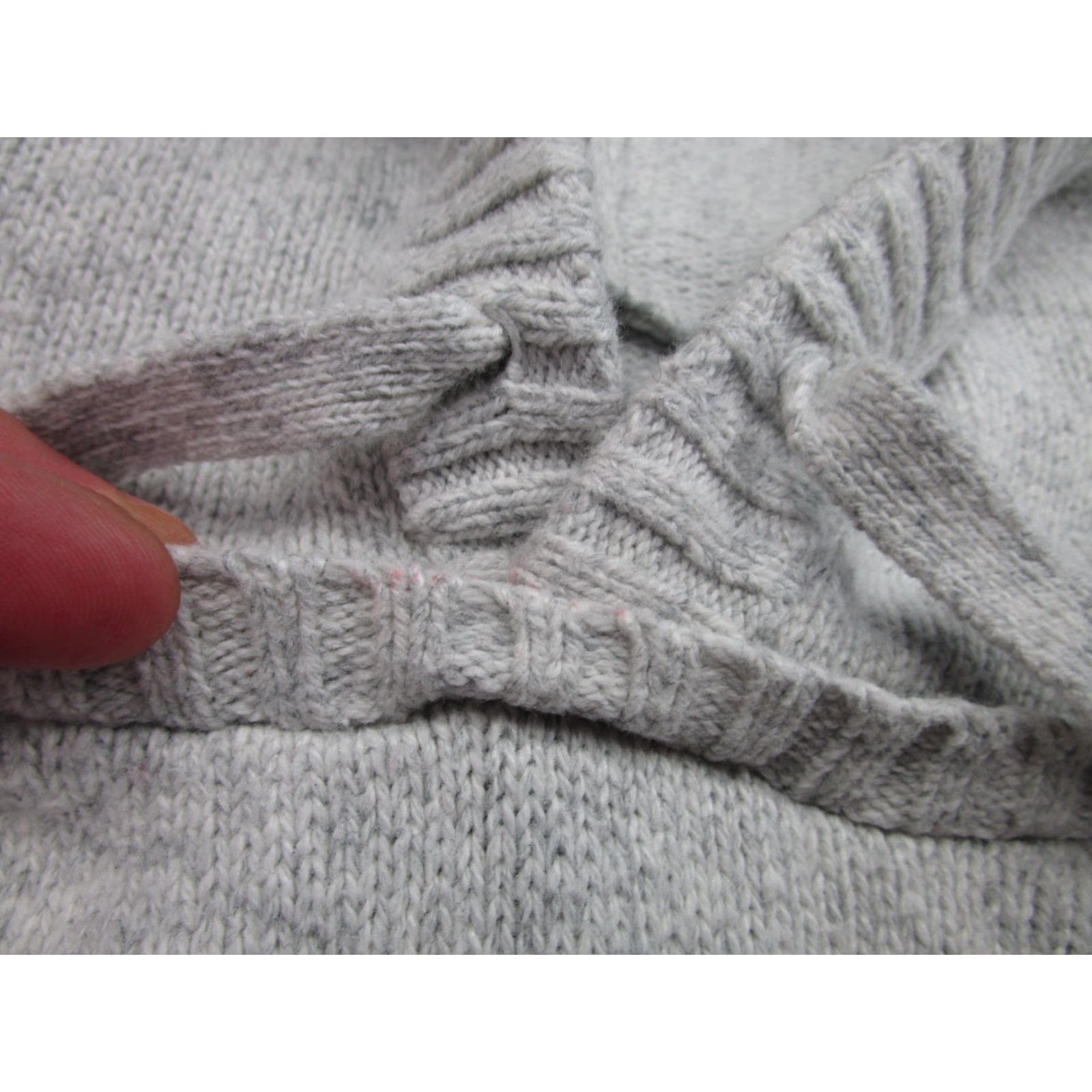 Vintage Target Hoodie Sweater Womens L Gray Knit Pullover Kangaroo Pocket Athleisure Size L / US 10 / IT 46 - 3 Thumbnail