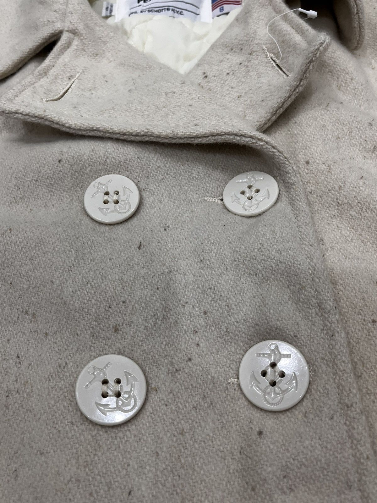 Schott Vintage Schott NYC US 740N Wool Pea Coat Jacket Size M / US 6-8 / IT 42-44 - 6 Thumbnail
