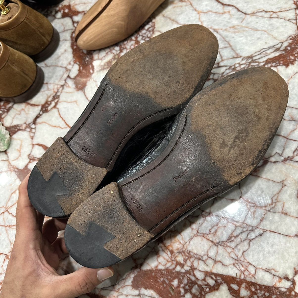 Ralph Lauren Ralph Lauren genuine crocodile loafers Size US 8.5 / EU 41-42 - 5 Thumbnail