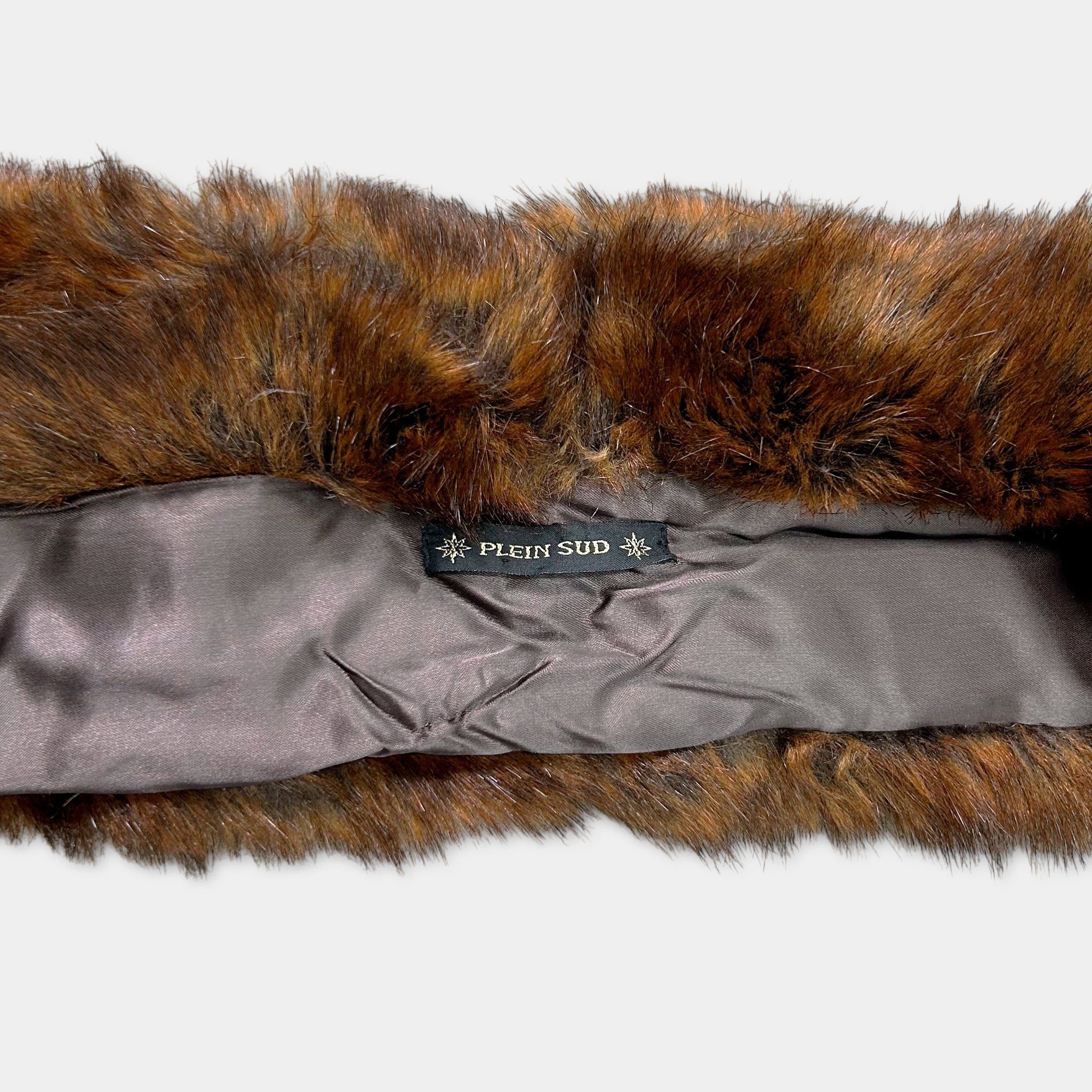 plein sud 2000’s Plein Sud Synthetic Fox Fur Scarf Size ONE SIZE - 5 Thumbnail
