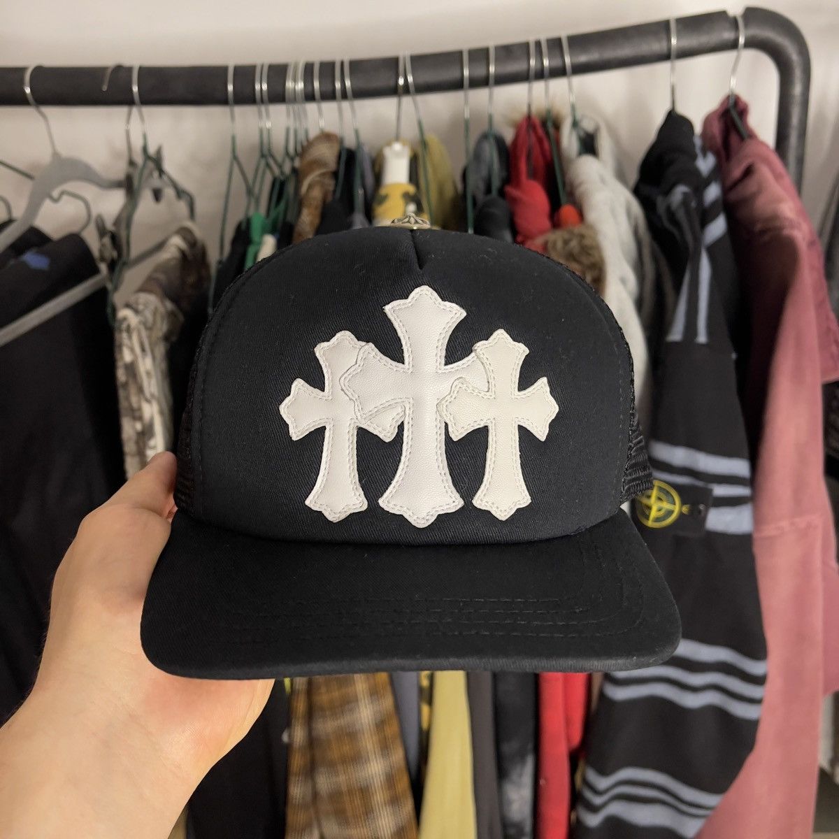 Chrome Hearts Triple Cross Cap | Grailed