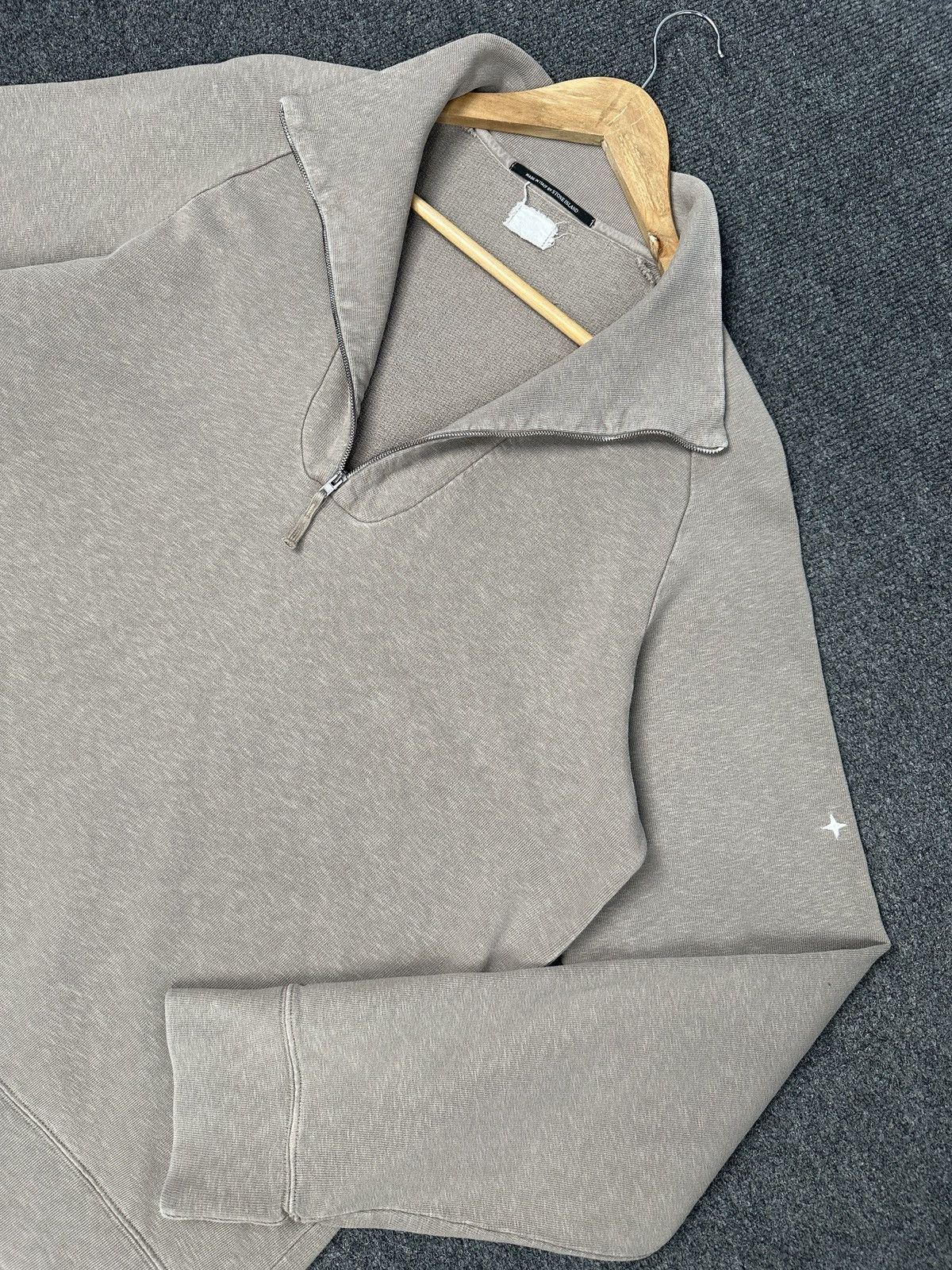 Stone Island AW 2002 STONE ISLAND DENIMS Vintage 1/4 Zip Sweatshirt Size US L / EU 52-54 / 3 - 15 Thumbnail