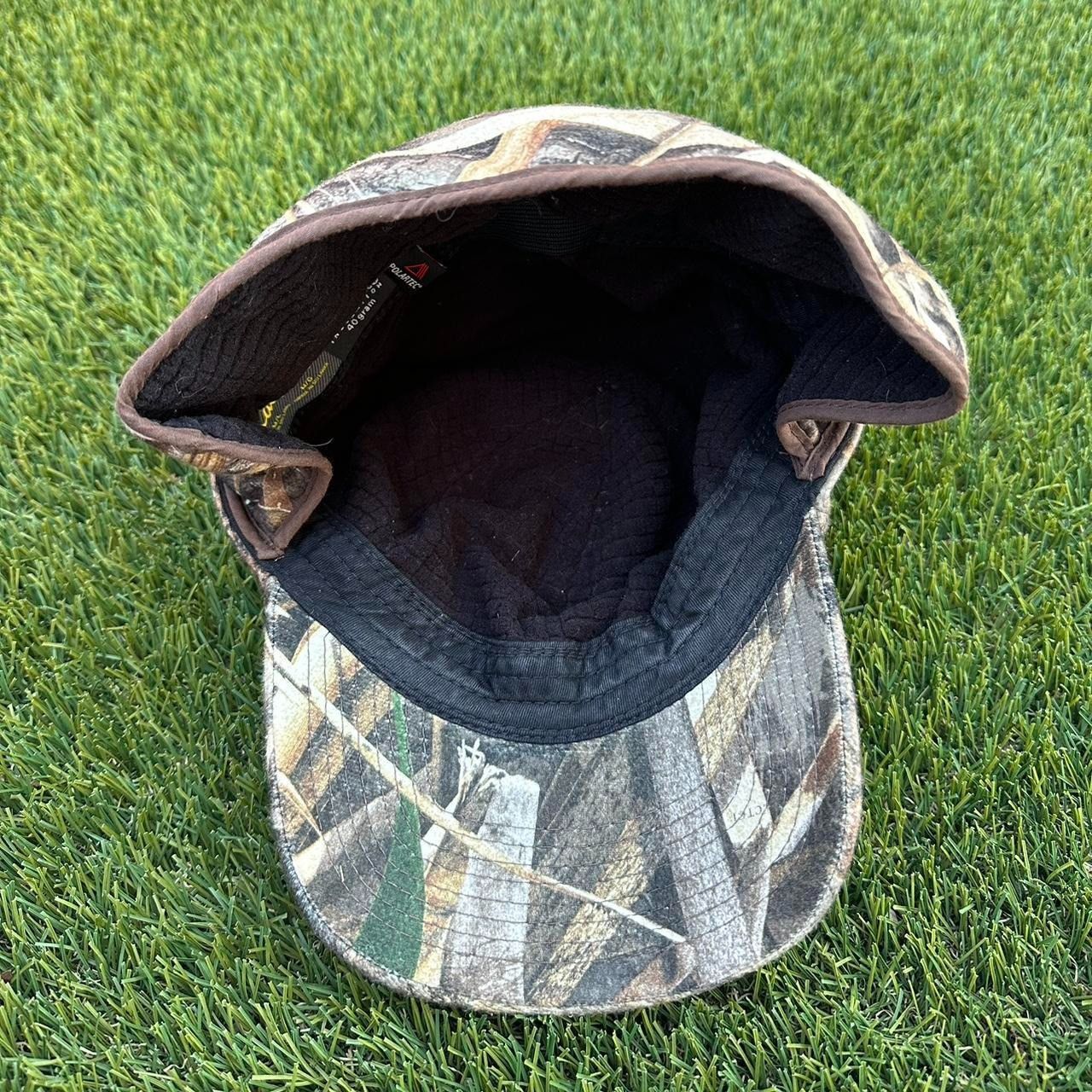 Cabelas × Goretex × Vintage ViVintage Cabelas Camo GoreTex Thinsulate 40 Gram Trapper Ha Size ONE SIZE - 4 Thumbnail