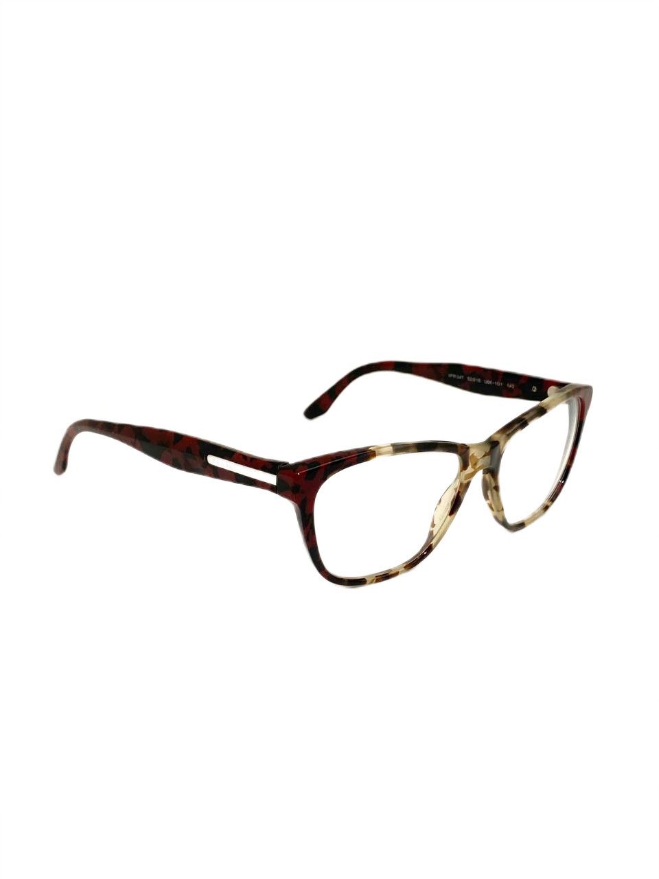 Prada Prada Logo Jacquard Retro Cat Eye Vintage Eyeglasses Y2K Size ONE SIZE - 1 Thumbnail